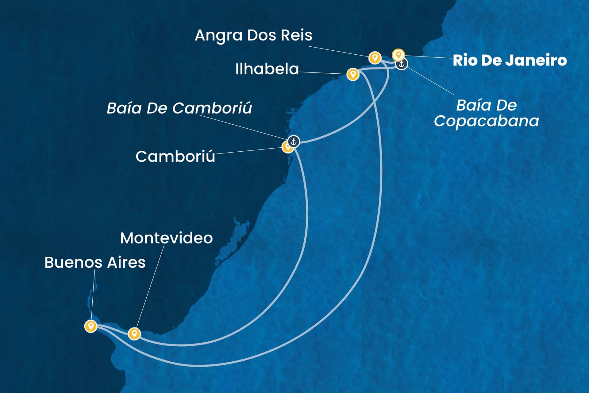 9 nights South American cruise on Costa Serena
from ๐ง๐ท Rio de Janeiro