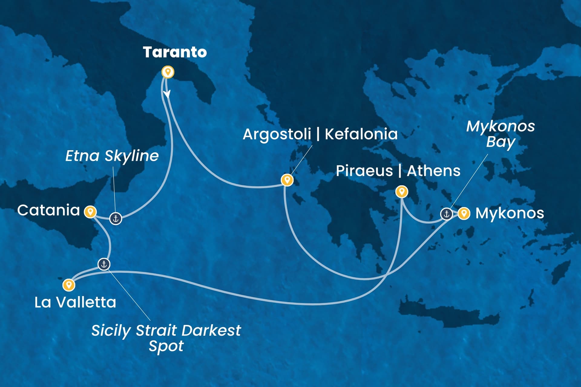 7 nights cruise on Costa Fascinosa
from ๐ฎ๐น Taranto