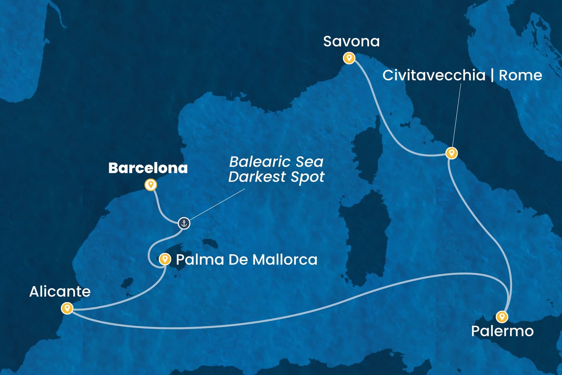 6 nights cruise on Costa Toscana
from ๐ช๐ธ Barcelona to ๐ฎ๐น Savona