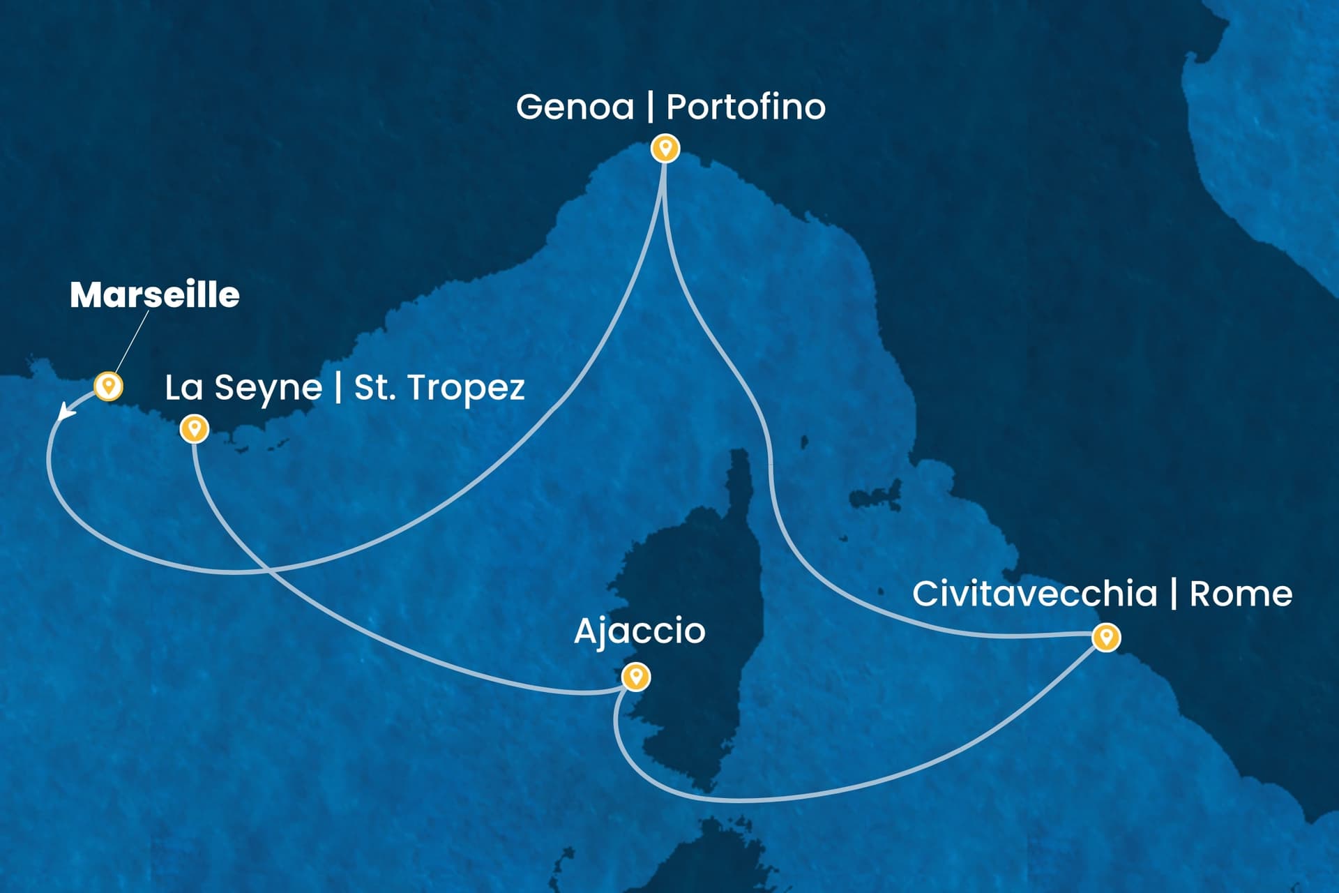 4 nights cruise on Costa Fascinosa
from ๐ซ๐ท Marseille to ๐ซ๐ท La Seyne-sur-Mer