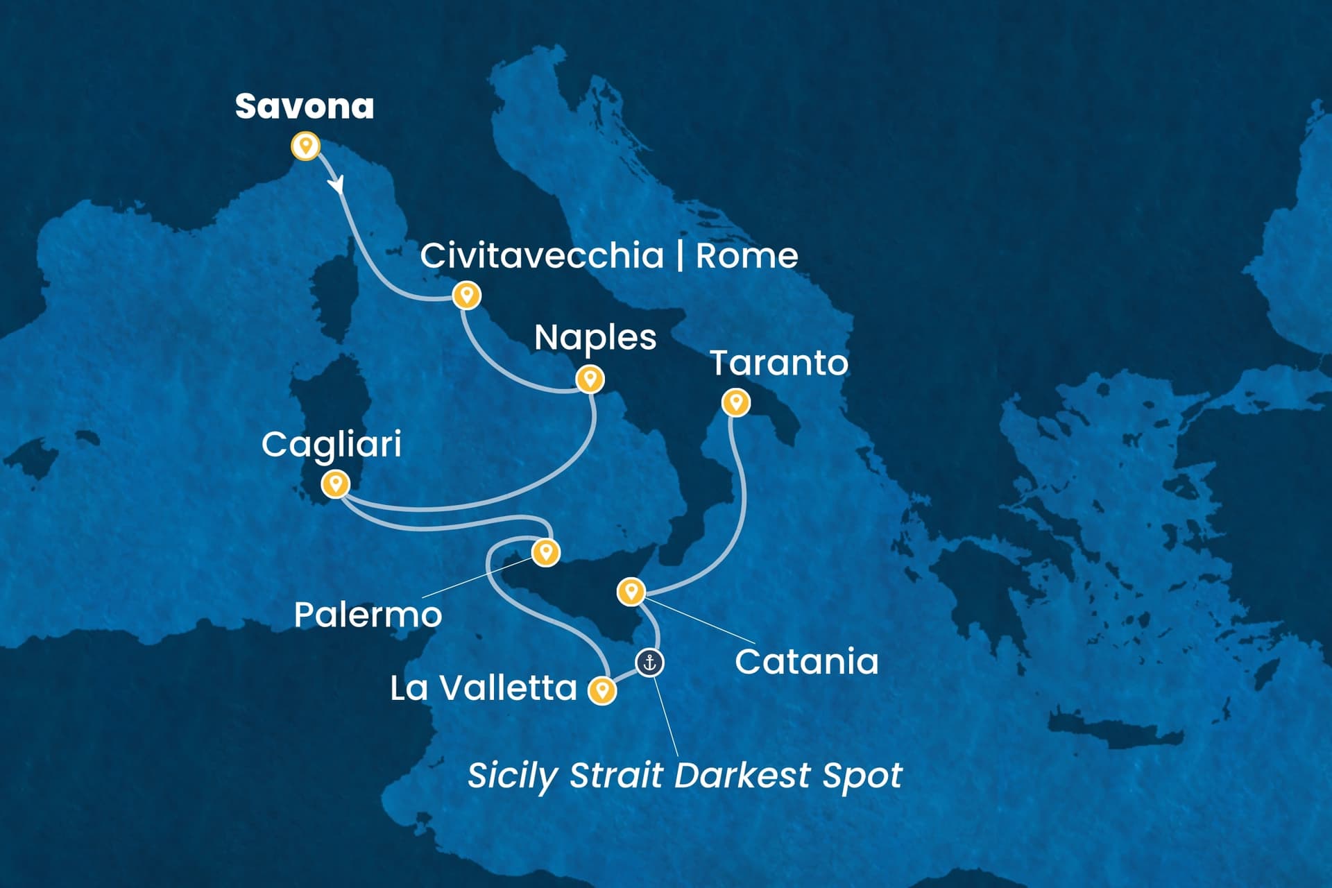 7 nights cruise on Costa Serena
from ๐ฎ๐น Savona to ๐ฎ๐น Taranto