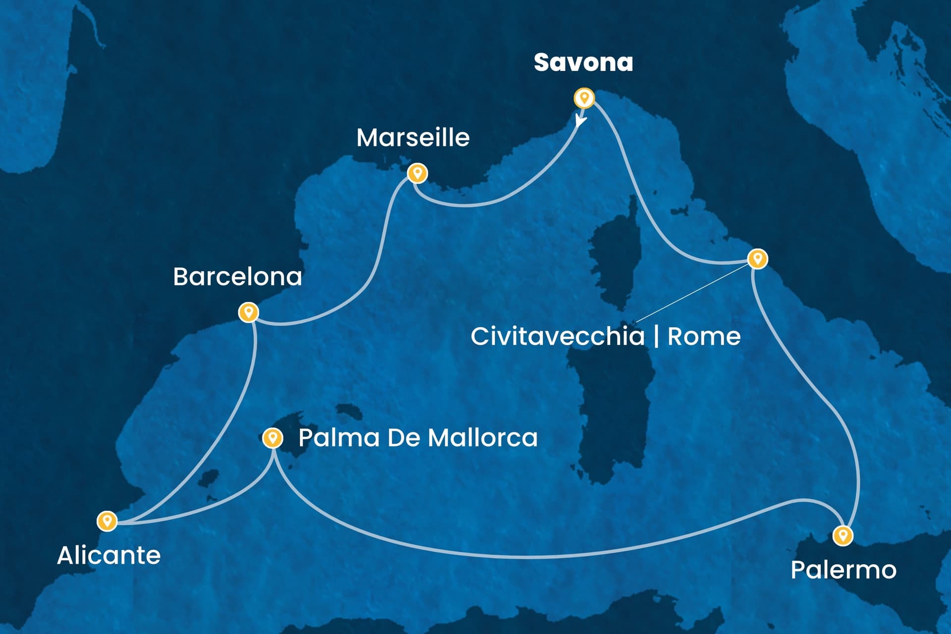 8 nights cruise on Costa Toscana
from 🇮🇹 Savona