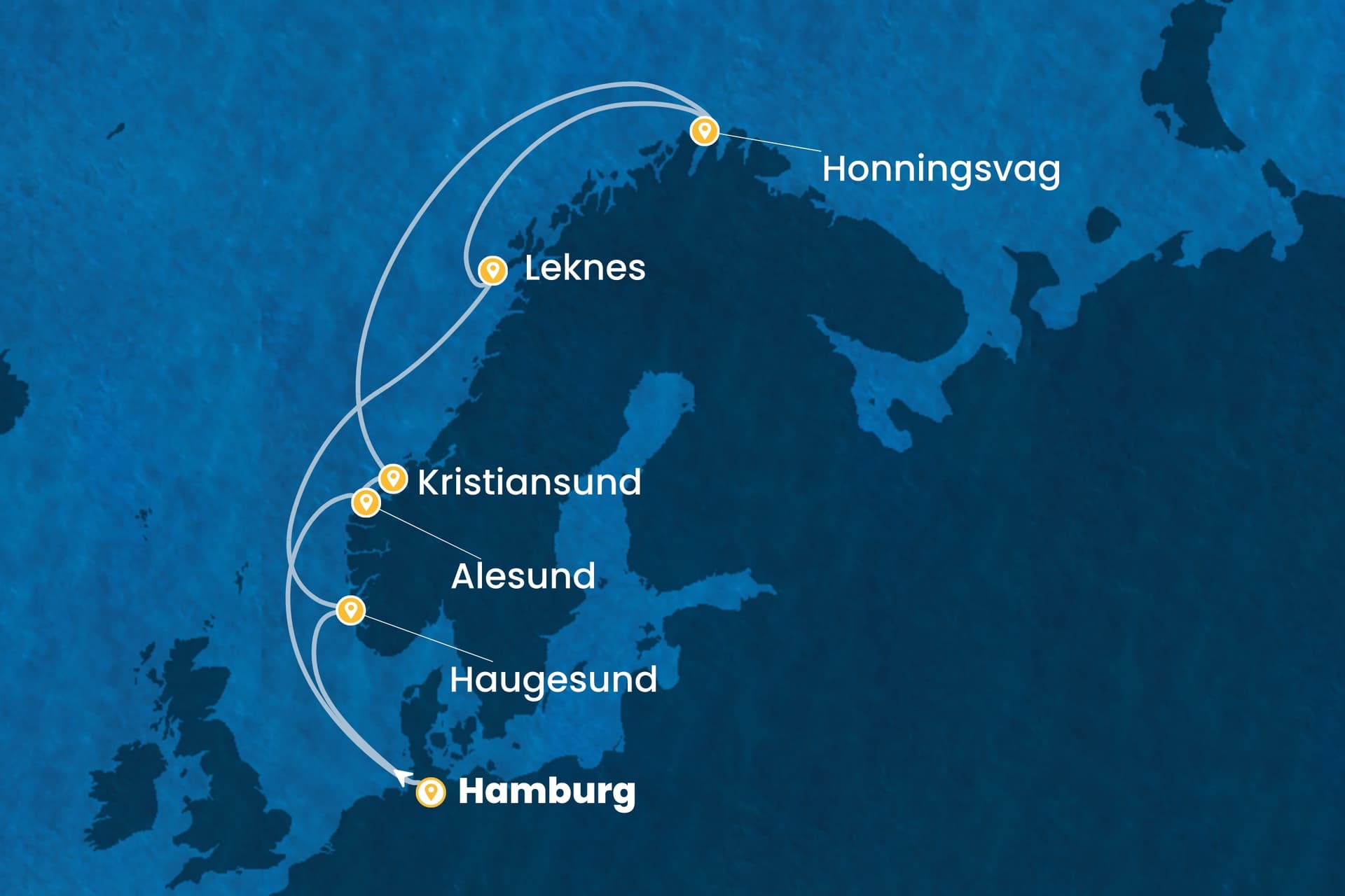11 nights North European cruise on Costa Favolosa
from ๐ฉ๐ช Hamburg