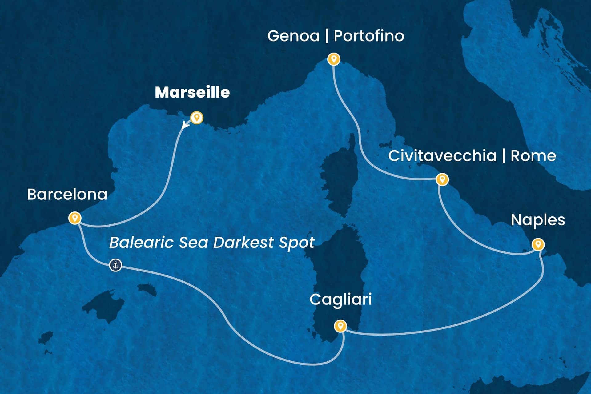 6 nights cruise on Costa Toscana
from ๐ซ๐ท Marseille to ๐ฎ๐น Genoa