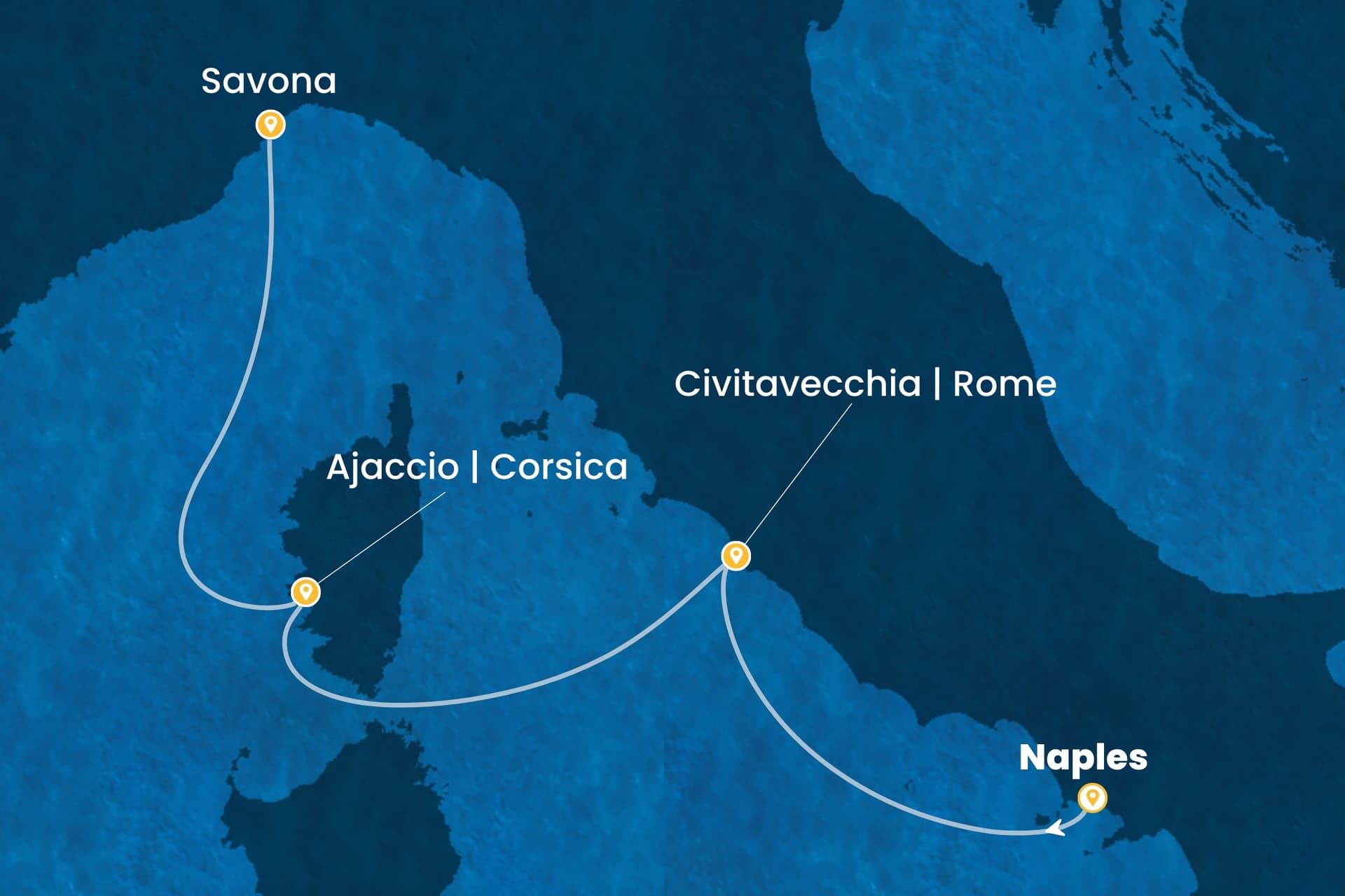 3 nights cruise on Costa Serena
from ๐ฎ๐น Naples to ๐ฎ๐น Savona