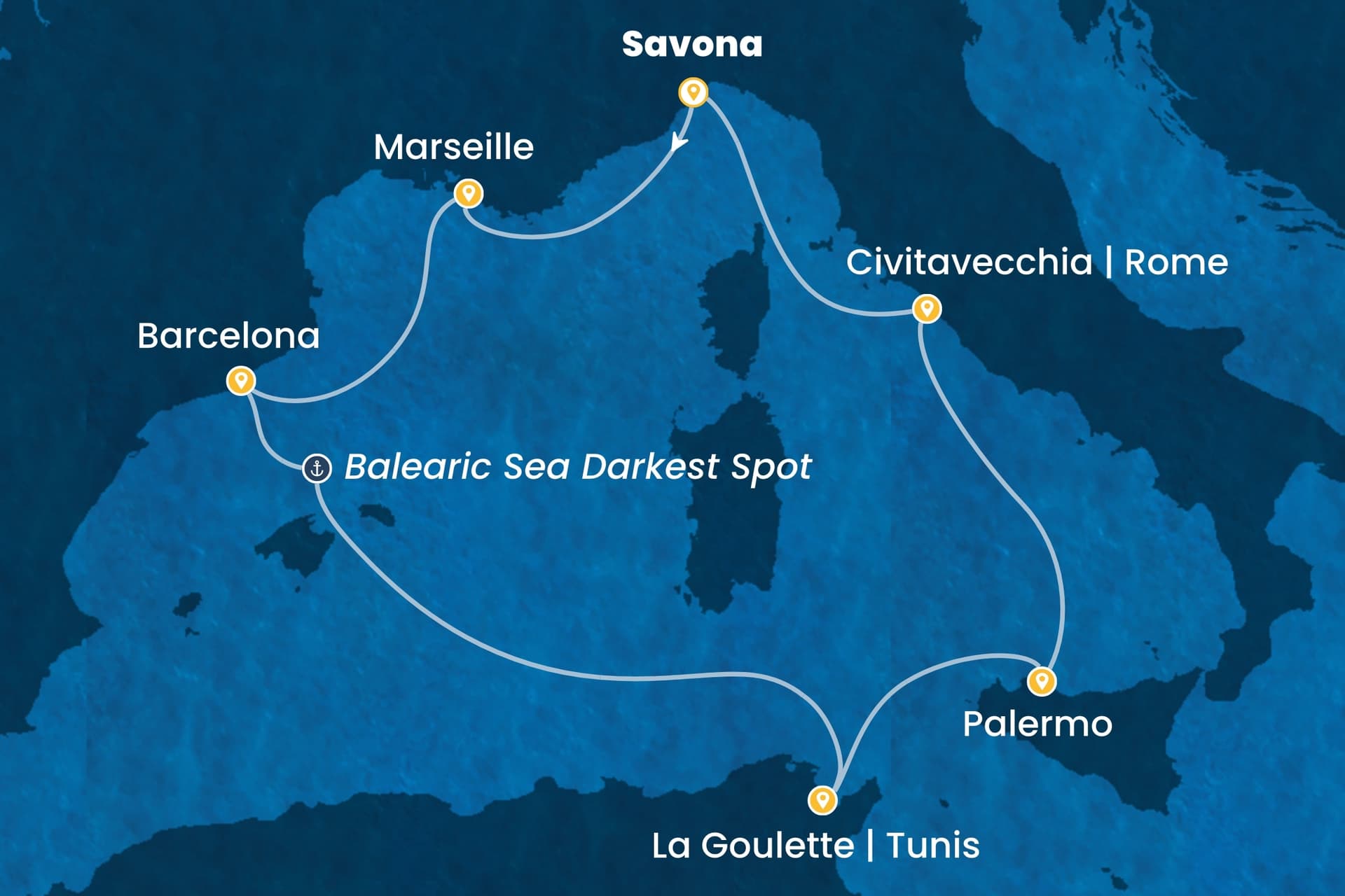 7 nights cruise on Costa Pacifica
from ๐ฎ๐น Savona