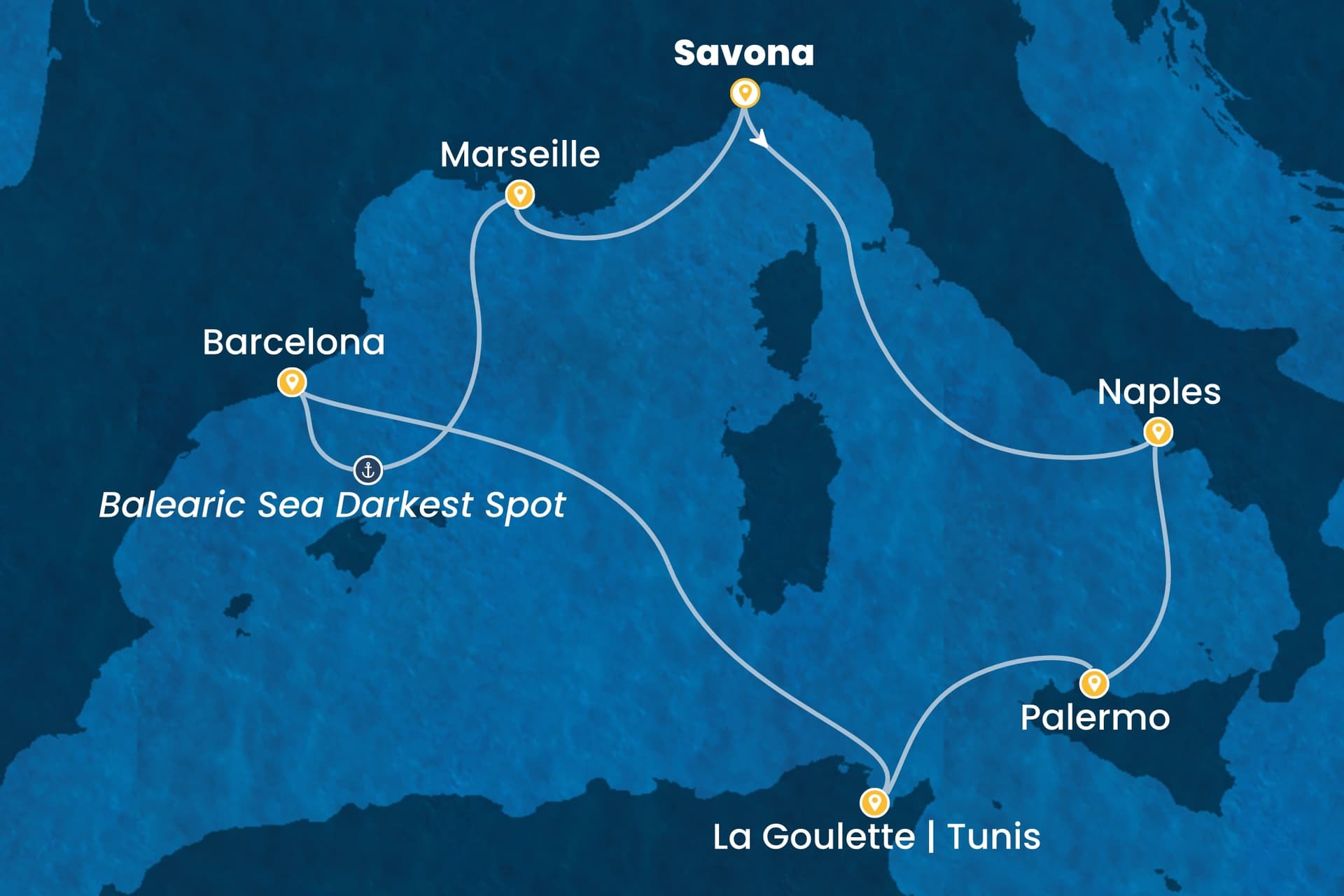 7 nights cruise on Costa Pacifica
from ๐ฎ๐น Savona