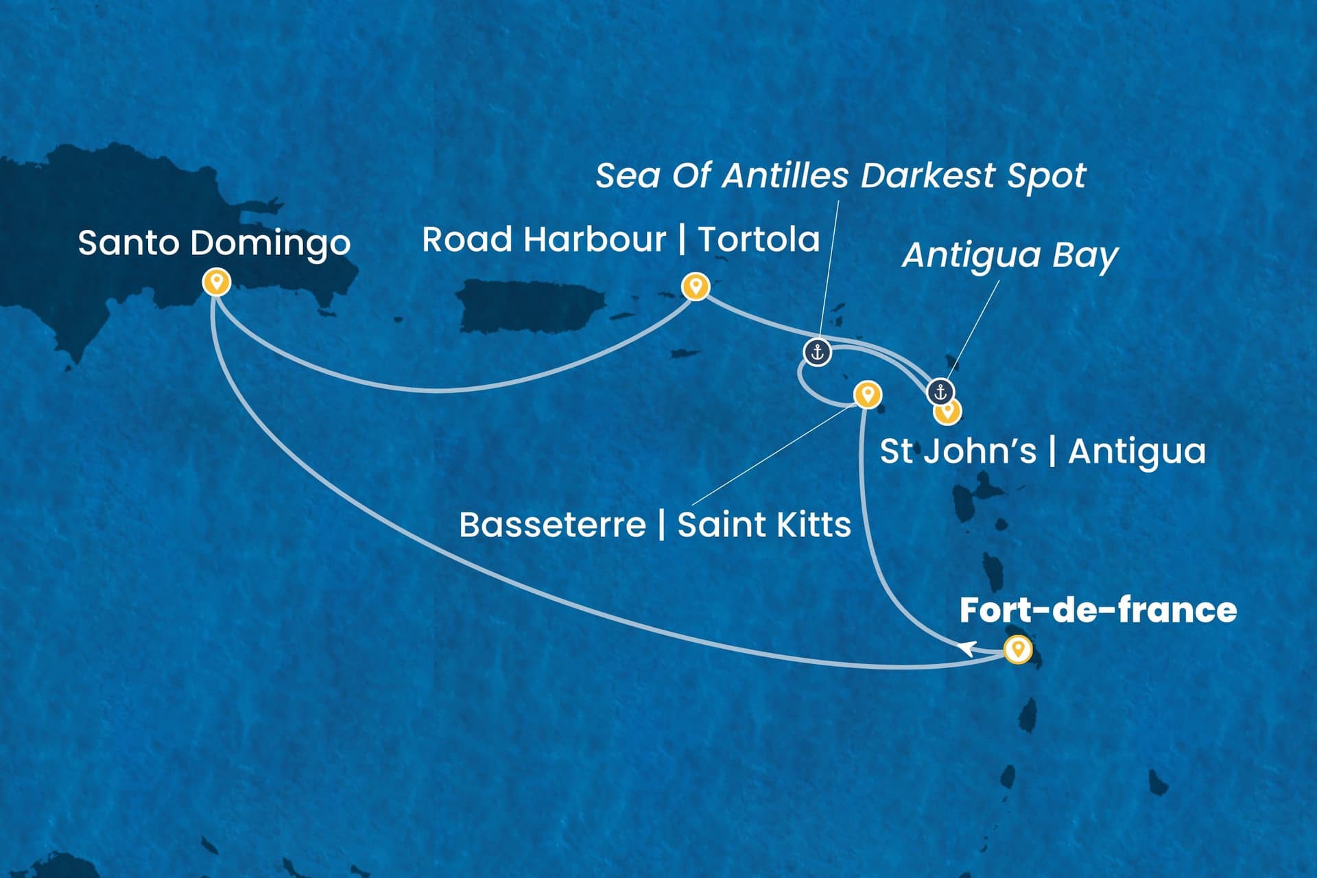 6 nights Caribbean cruise on Costa Favolosa
from ๐ฒ๐ถ Fort-de-France