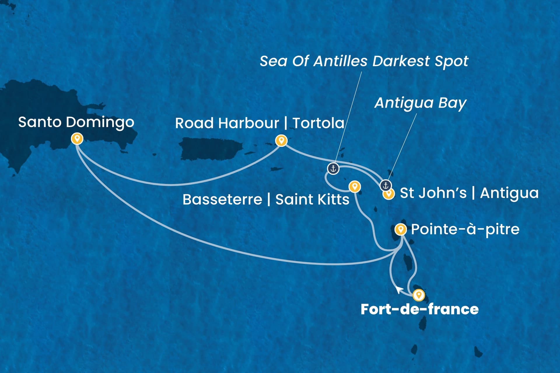 8 nights Caribbean cruise on Costa Favolosa
from ๐ฒ๐ถ Fort-de-France