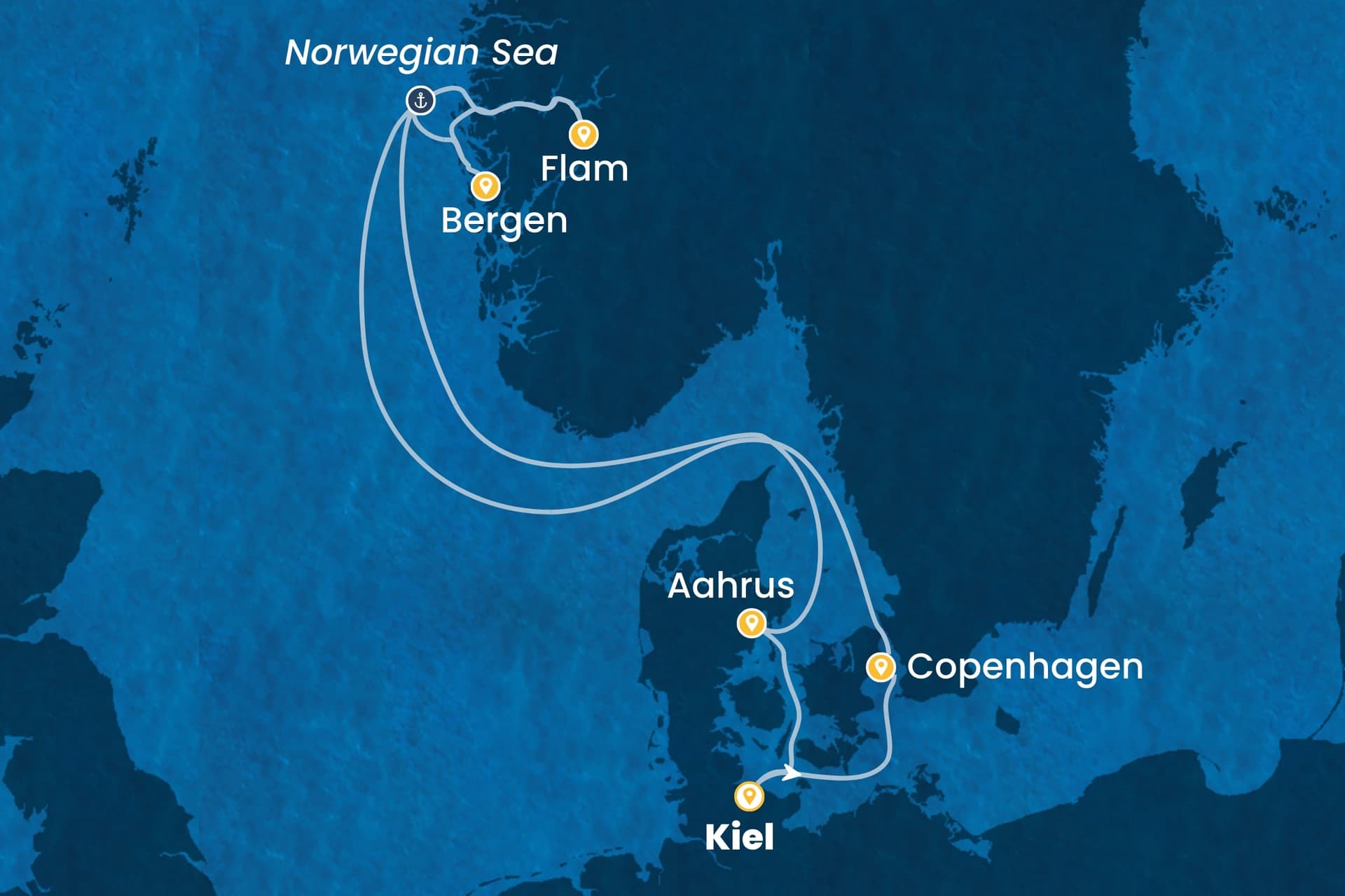 7 nights North European cruise on Costa Diadema
from ๐ฉ๐ช Kiel