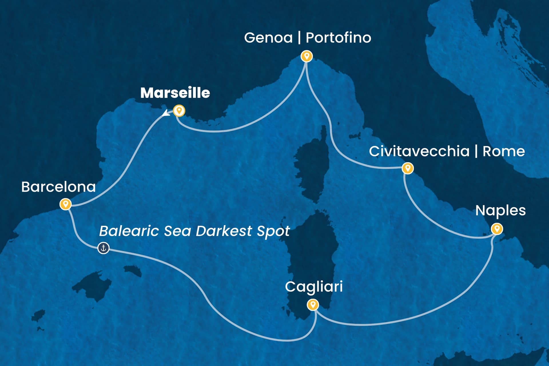 7 nights cruise on Costa Smeralda
from ๐ซ๐ท Marseille