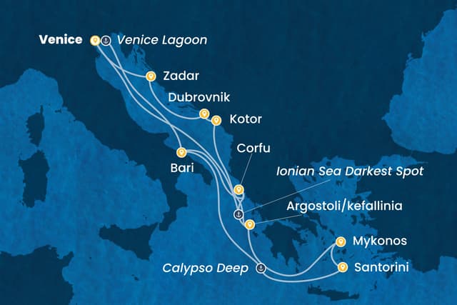 14 nights cruise on Costa Deliziosa
from 🇮🇹 Marghera