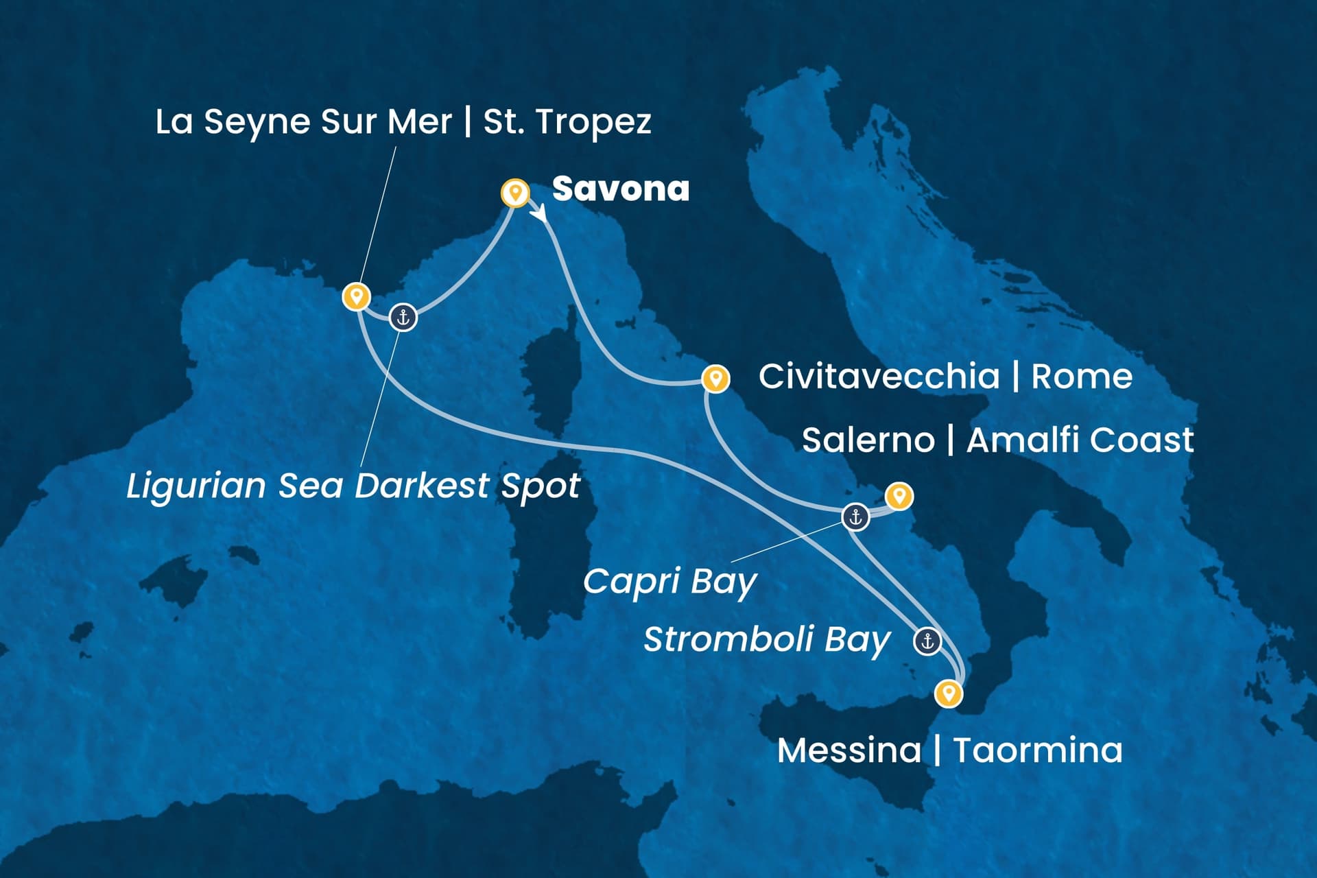 6 nights cruise on Costa Fascinosa
from ๐ฎ๐น Savona