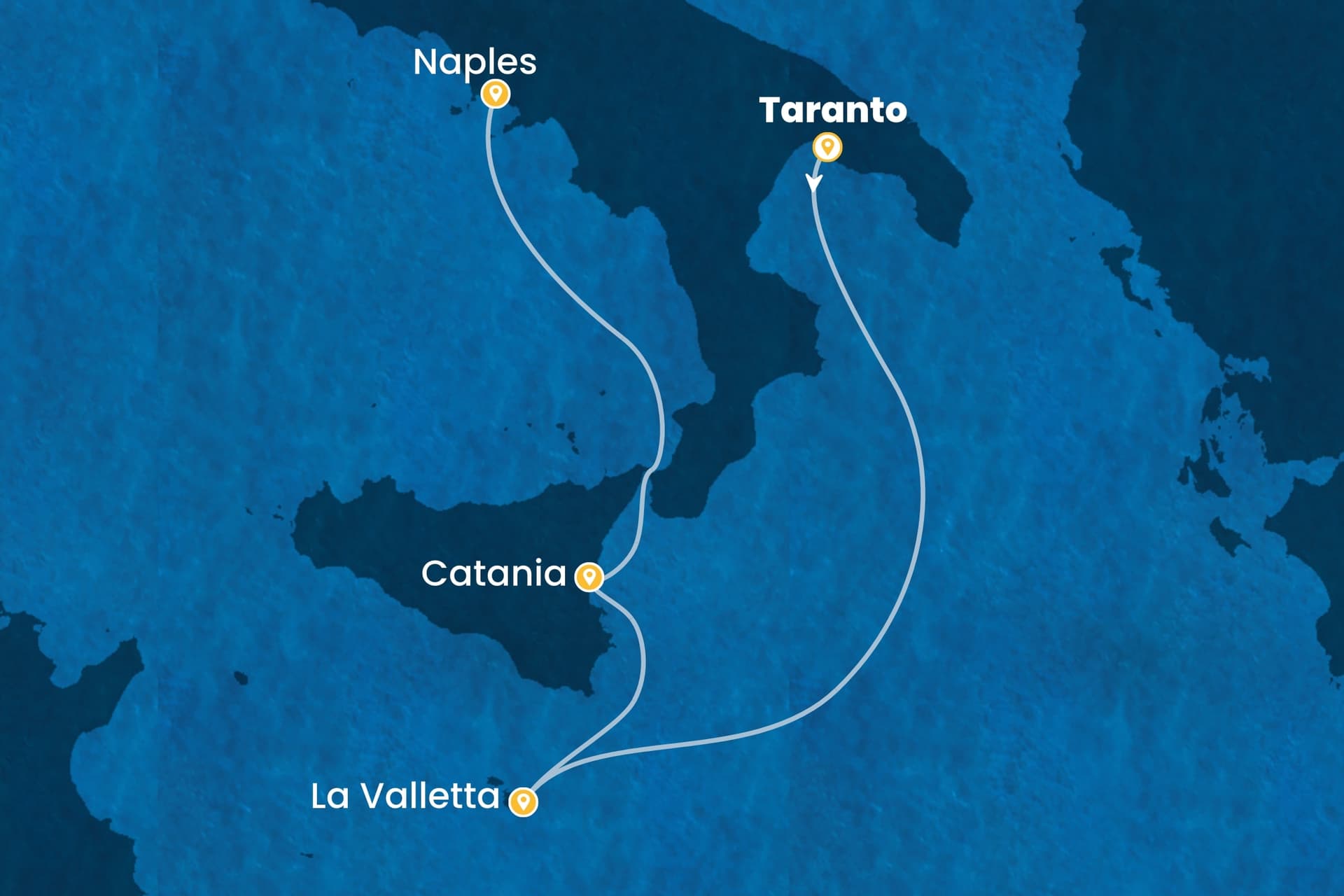 4 nights cruise on Costa Serena
from ๐ฎ๐น Taranto to ๐ฎ๐น Naples
