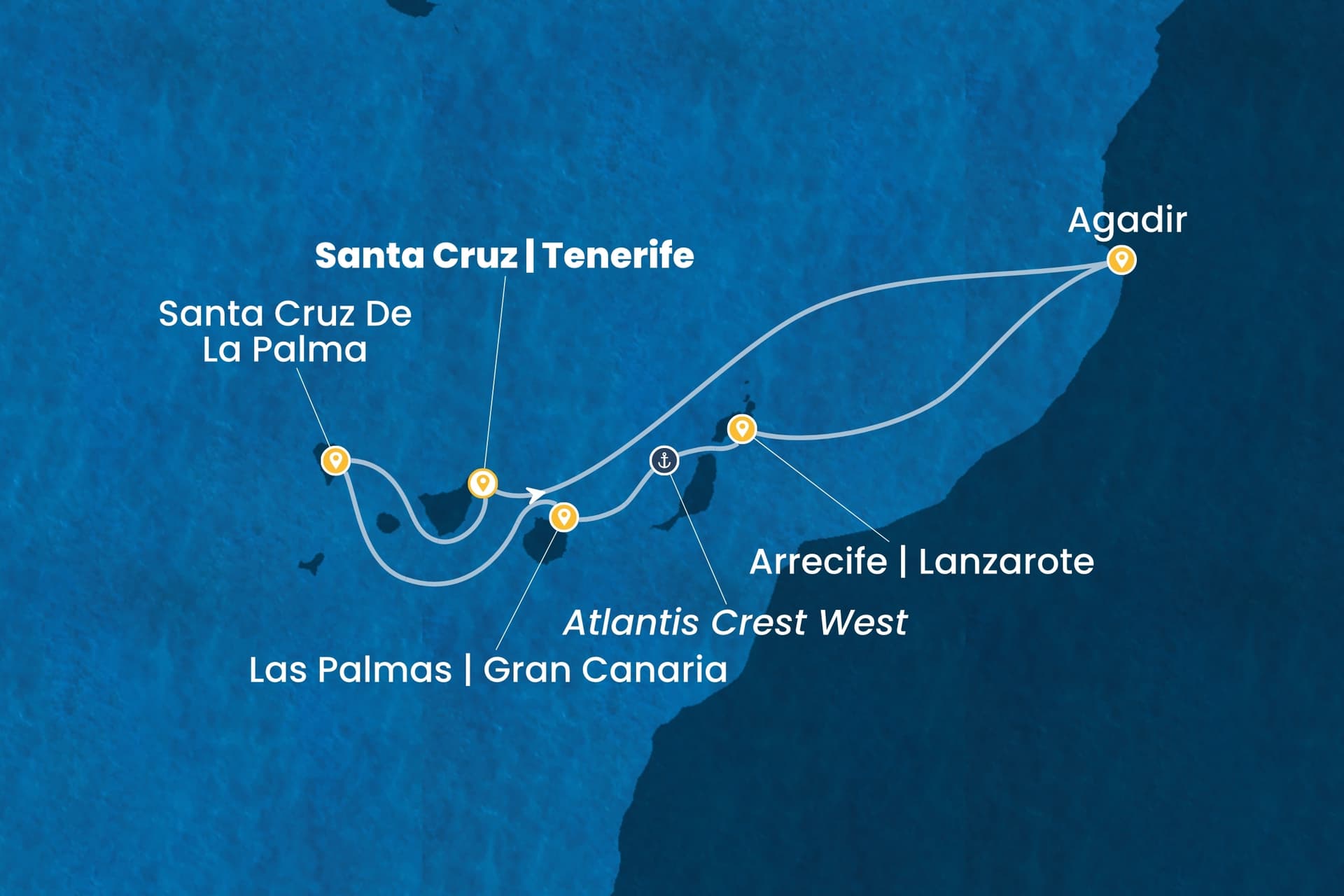 7 nights Mediterranean cruise on Costa Smeralda
from ๐ช๐ธ Tenerife