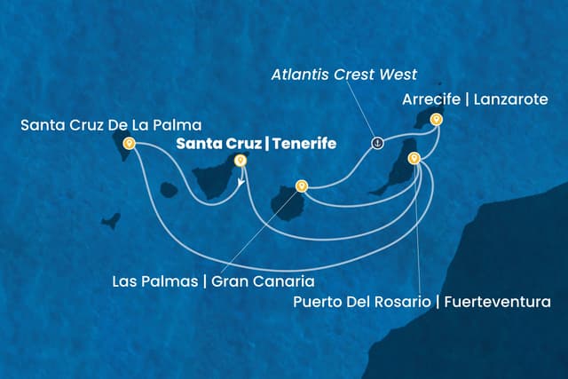 7 nights Mediterranean cruise on Costa Smeralda
from 🇪🇸 Tenerife