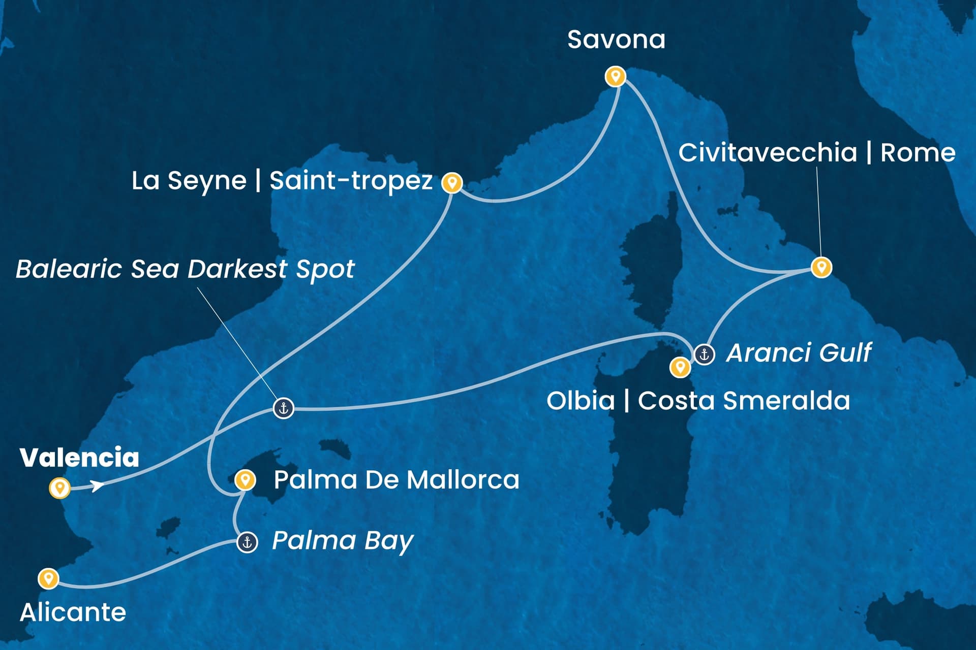 7 nights cruise on Costa Pacifica
from ๐ช๐ธ Valencia to ๐ช๐ธ Alicante