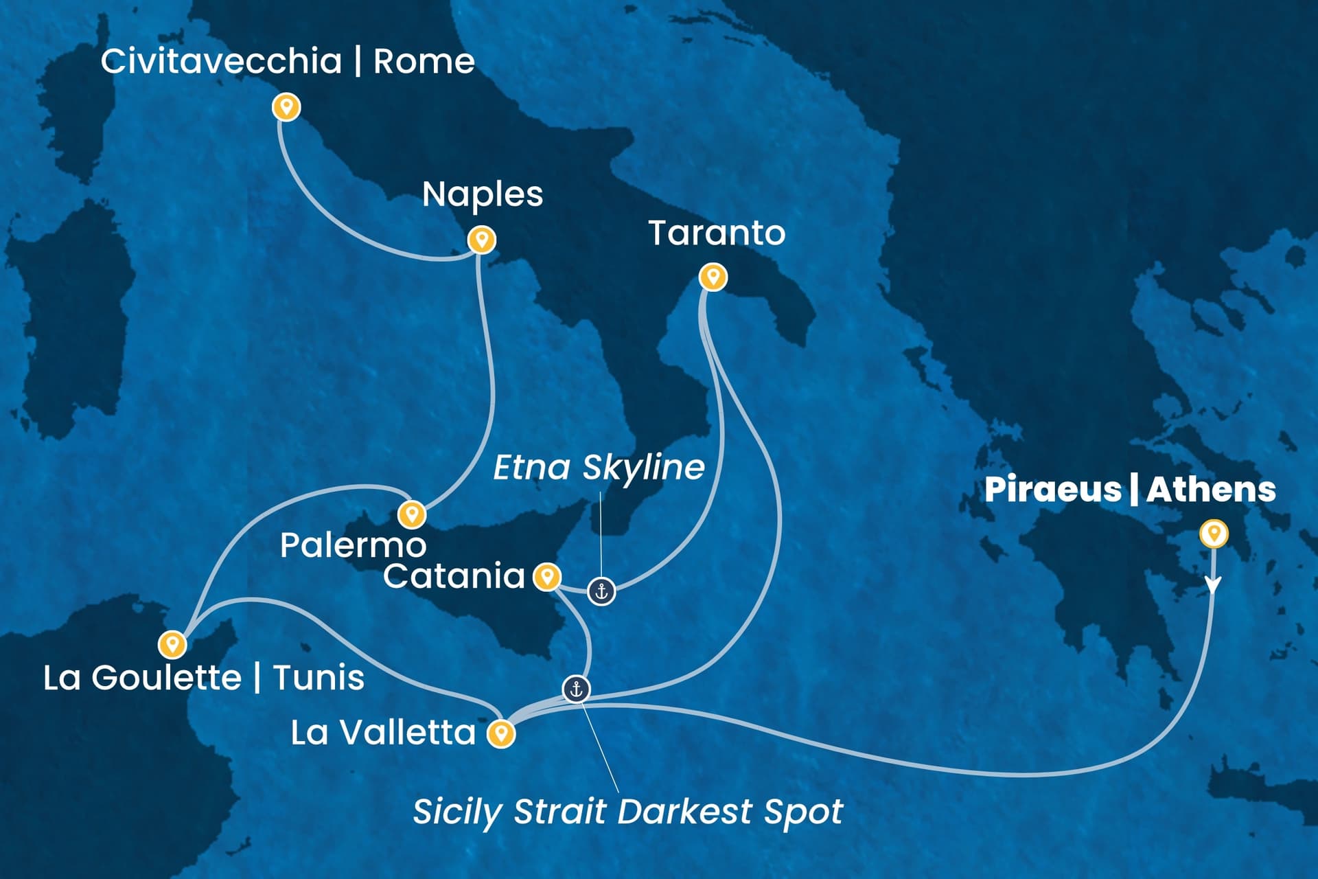 9 nights cruise on Costa Fascinosa
from ๐ฌ๐ท Piraeus to ๐ฎ๐น Civitavecchia