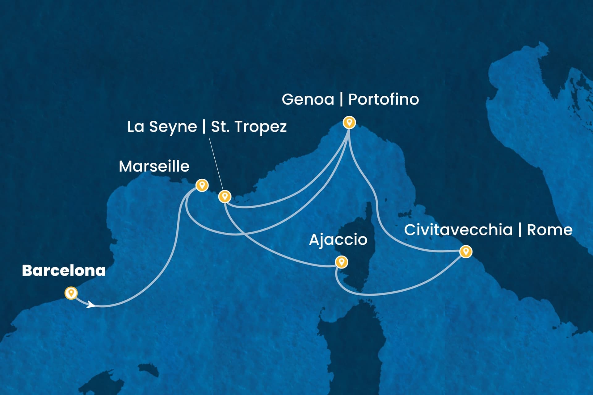 6 nights cruise on Costa Fascinosa
from ๐ช๐ธ Barcelona to ๐ฎ๐น Genova