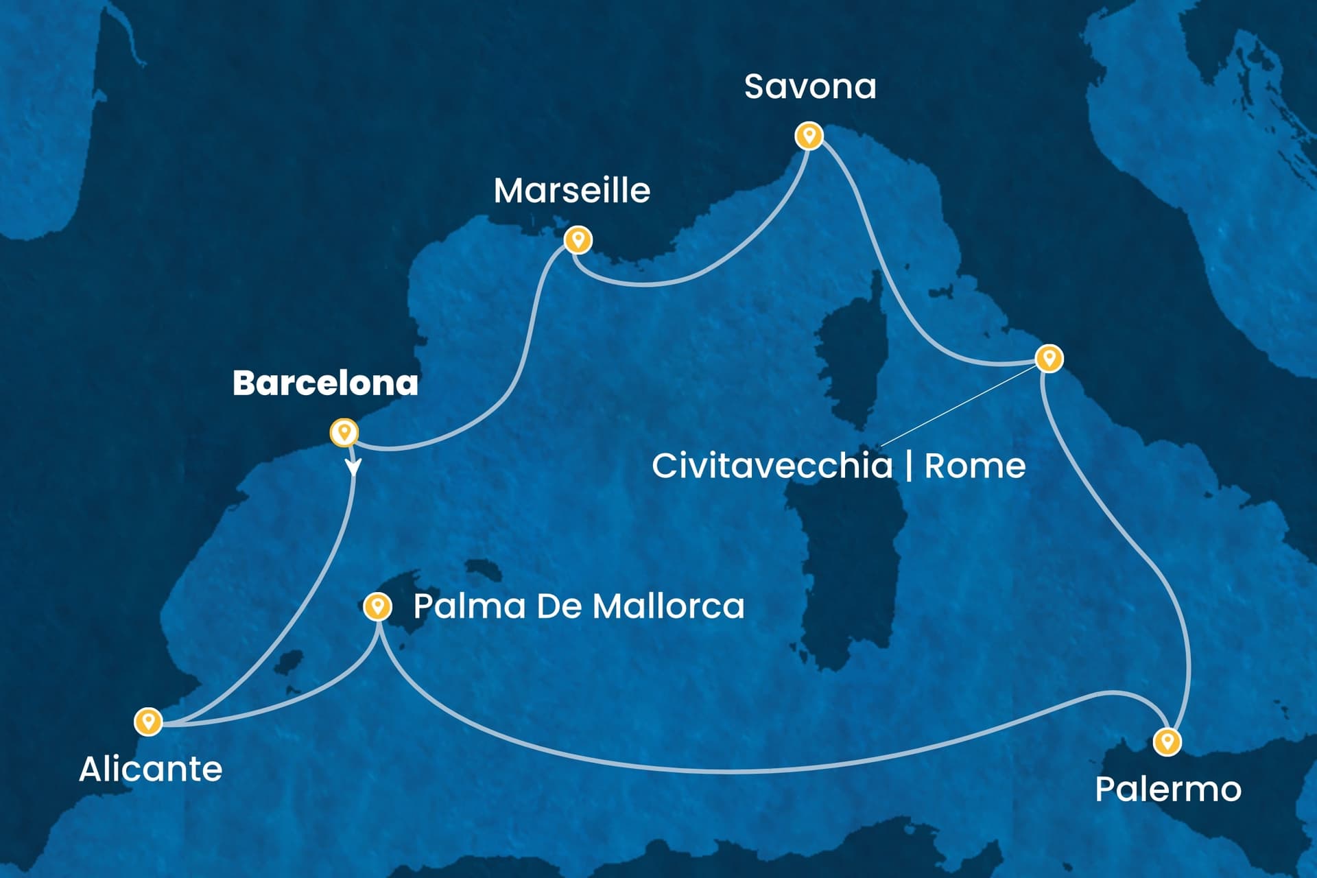 8 nights cruise on Costa Toscana
from ๐ช๐ธ Barcelona