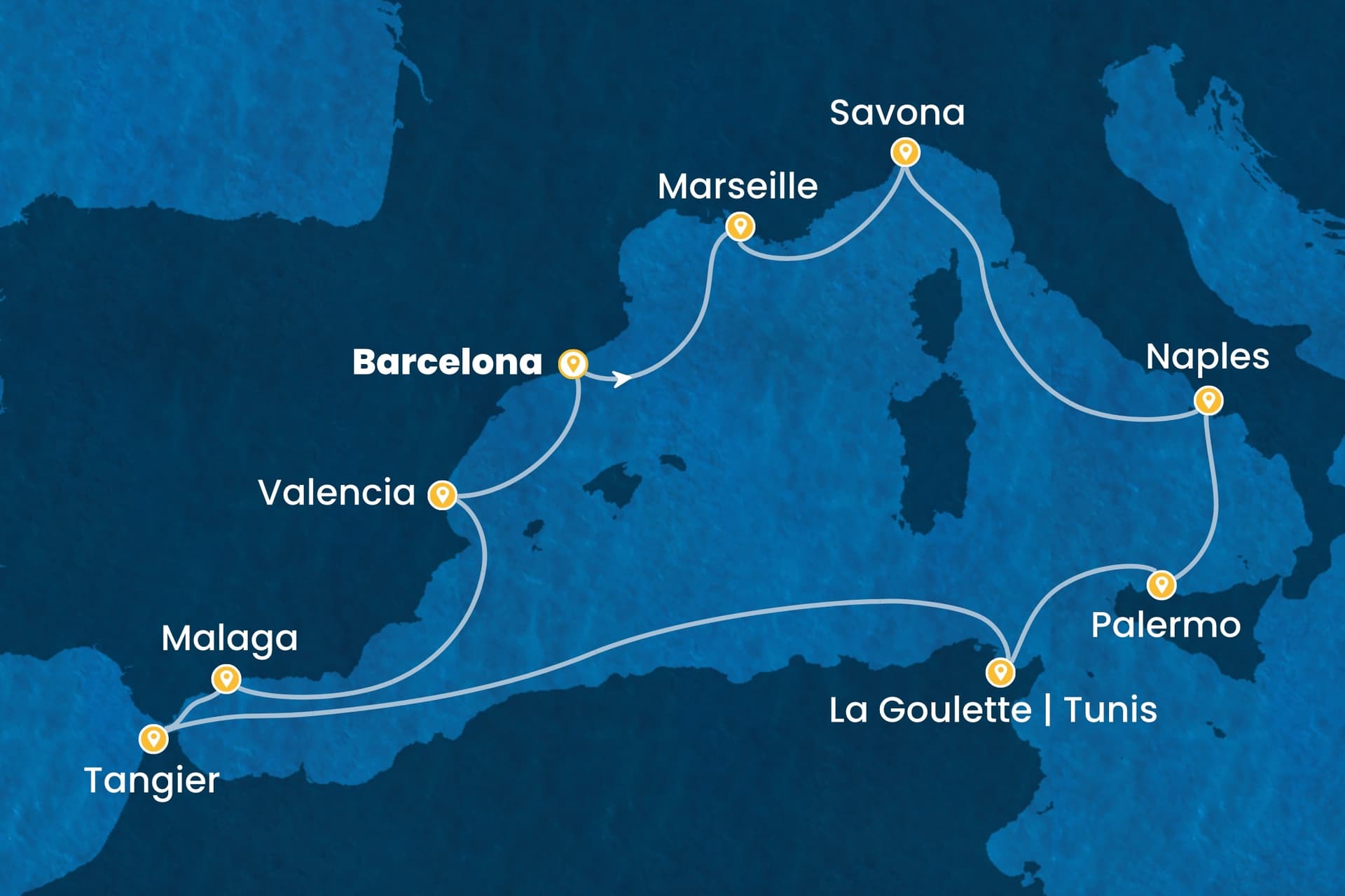 11 nights cruise on Costa Pacifica
from ๐ช๐ธ Barcelona