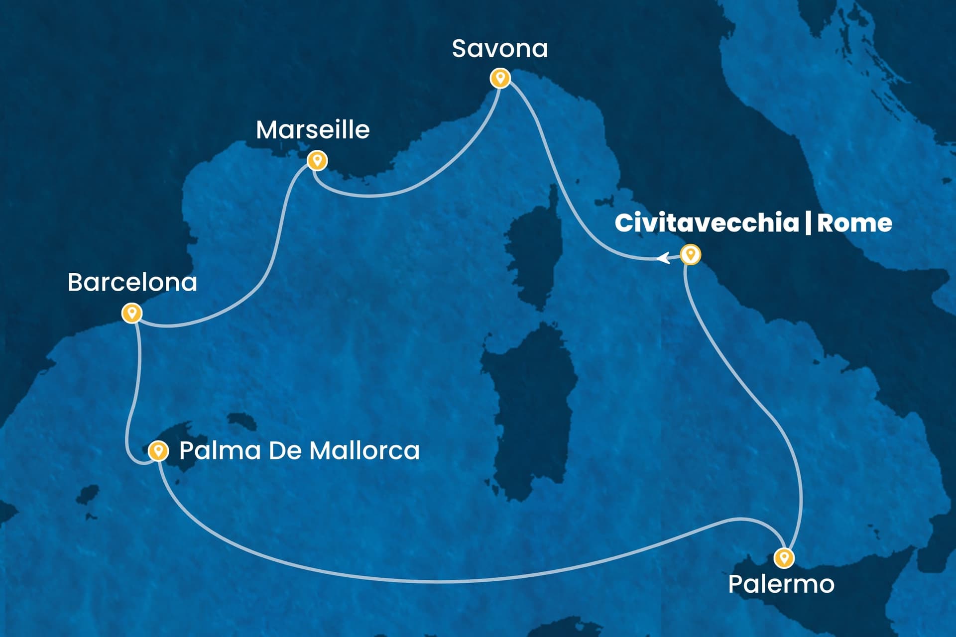 7 nights cruise on Costa Toscana
from ๐ฎ๐น Civitavecchia