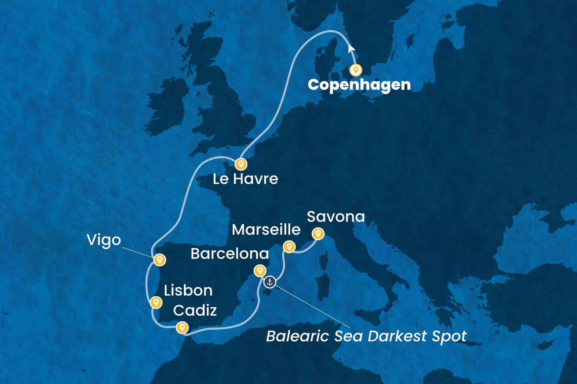 11 nights cruise on Costa Diadema
from ๐ฉ๐ฐ Copenhagen to ๐ฎ๐น Savona