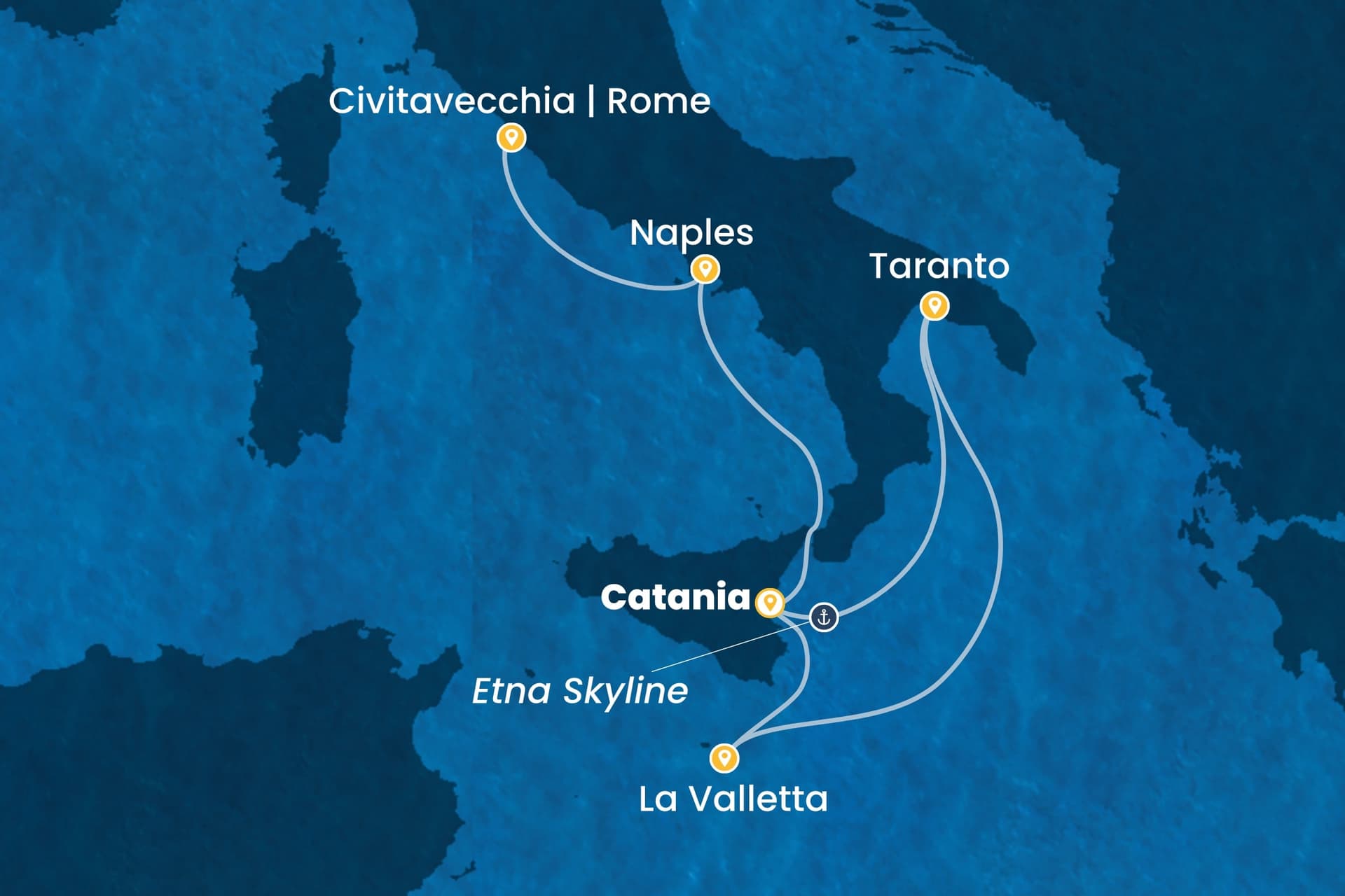 6 nights cruise on Costa Serena
from ๐ฎ๐น Catania to ๐ฎ๐น Civitavecchia