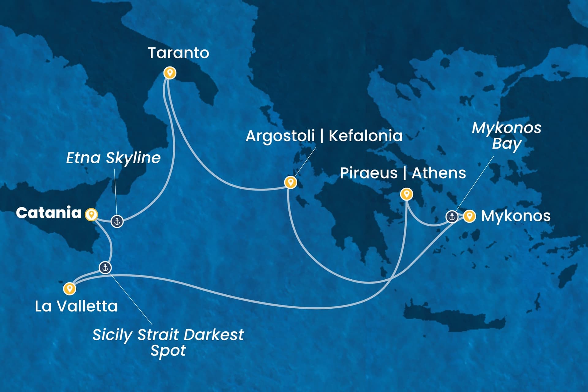 7 nights cruise on Costa Fascinosa
from ๐ฎ๐น Catania