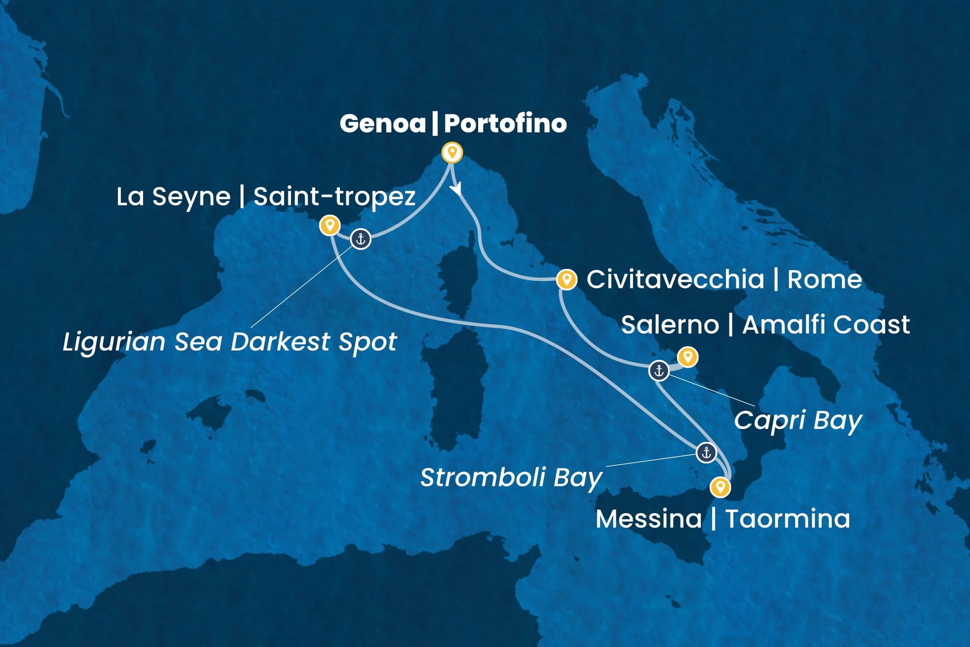 6 nights cruise on Costa Fascinosa
from ๐ฎ๐น Genova
