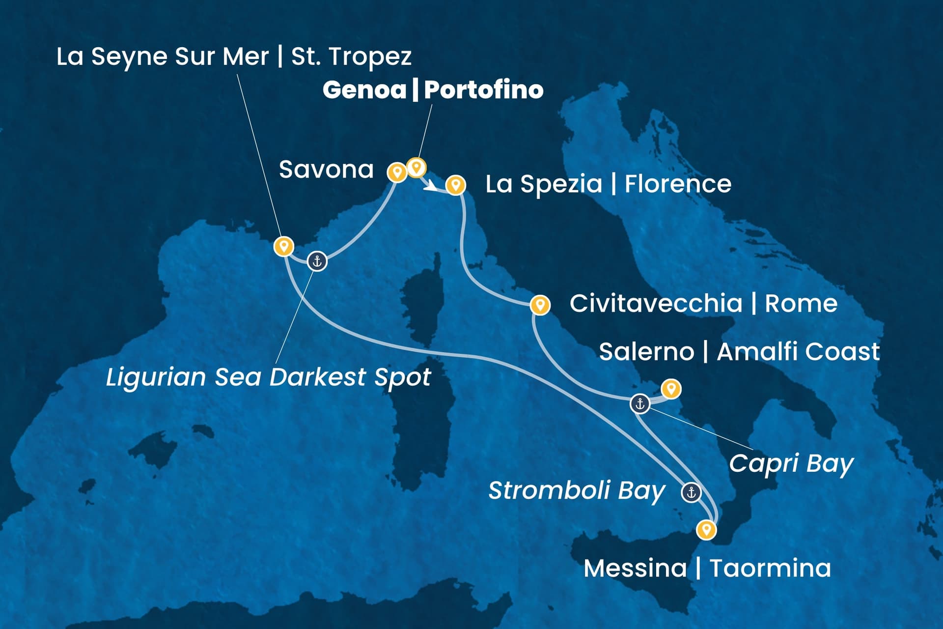 7 nights cruise on Costa Fascinosa
from ๐ฎ๐น Genova to ๐ฎ๐น Savona