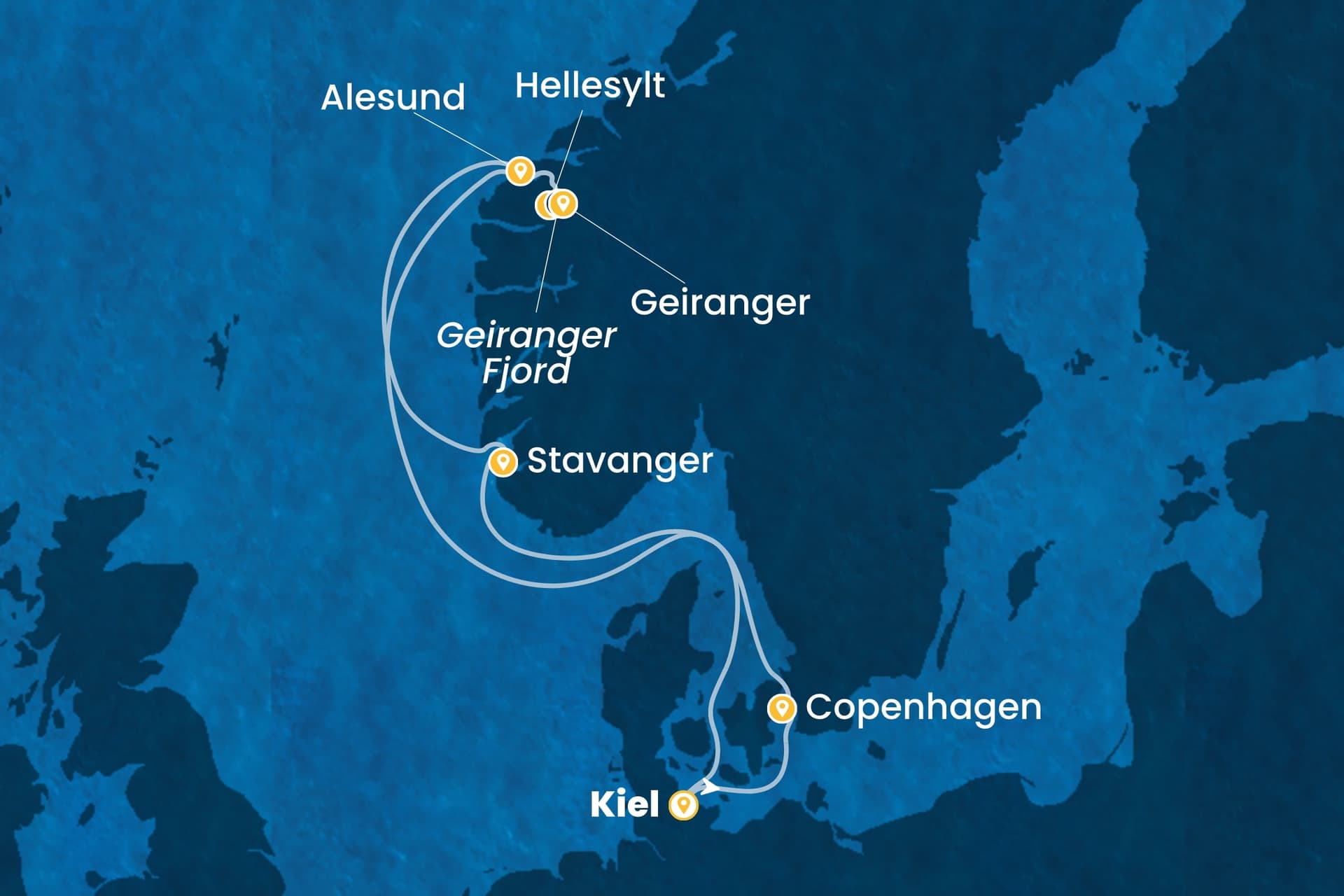 7 nights North European cruise on Costa Diadema
from ๐ฉ๐ช Kiel