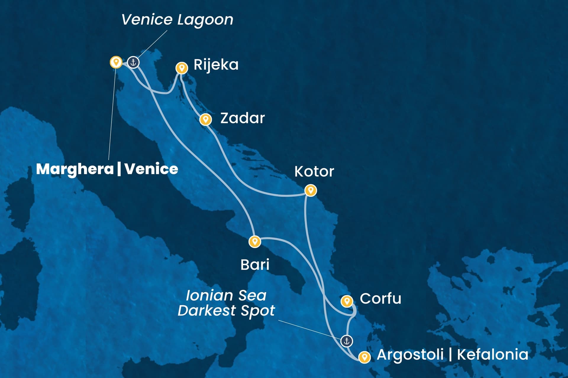 7 nights cruise on Costa Deliziosa
from ๐ฎ๐น Marghera