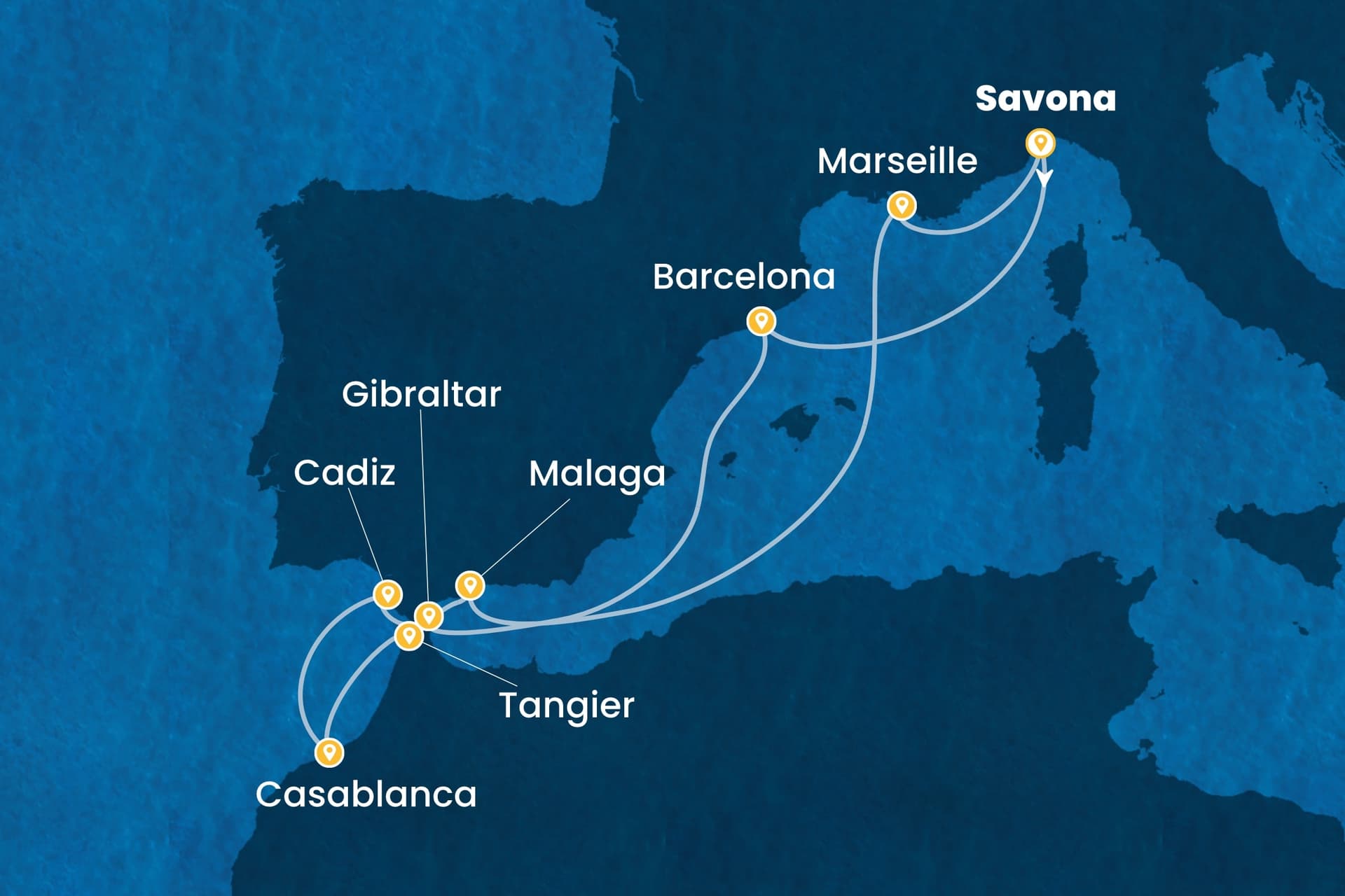 10 nights cruise on Costa Fascinosa
from ๐ฎ๐น Savona