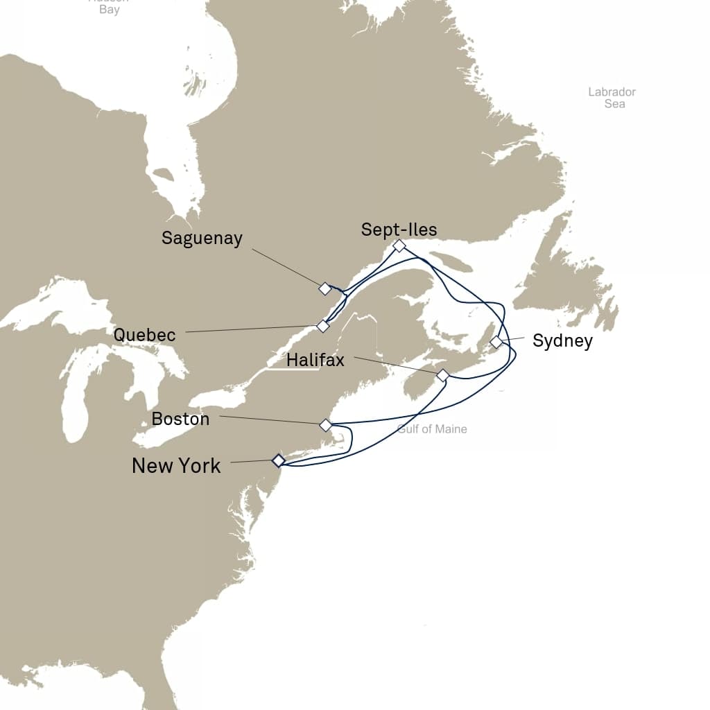 15 nights North East American cruise on Queen Mary 2
from ๐บ๐ธ New York