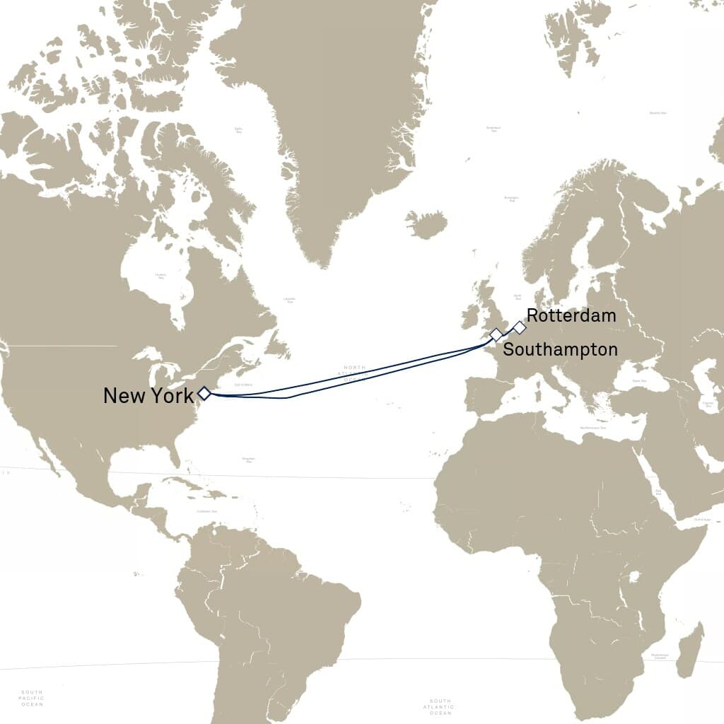 18 nights Transatlantic cruise on Queen Mary 2
from ๐บ๐ธ New York