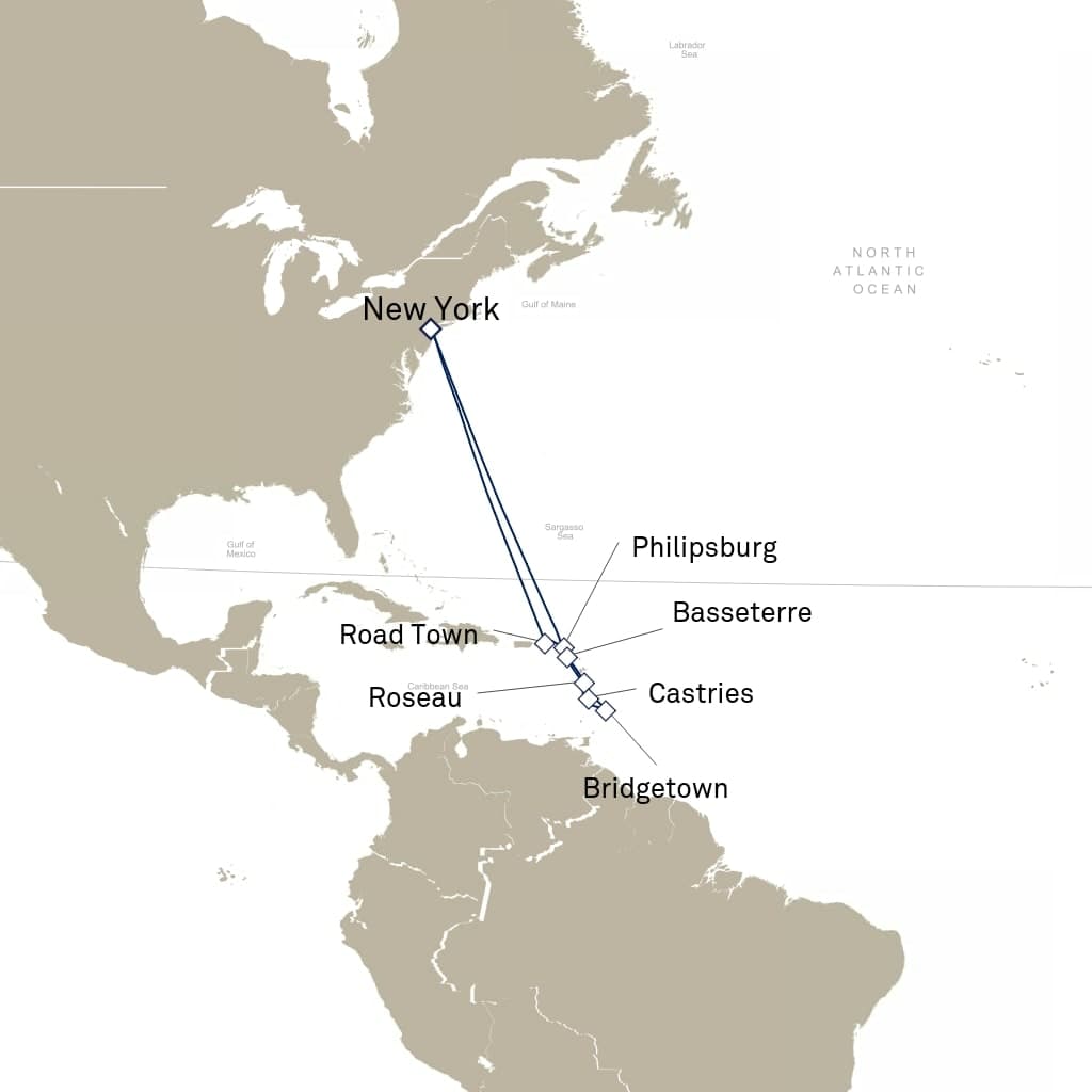14 nights Caribbean cruise on Queen Mary 2
from ๐บ๐ธ New York
