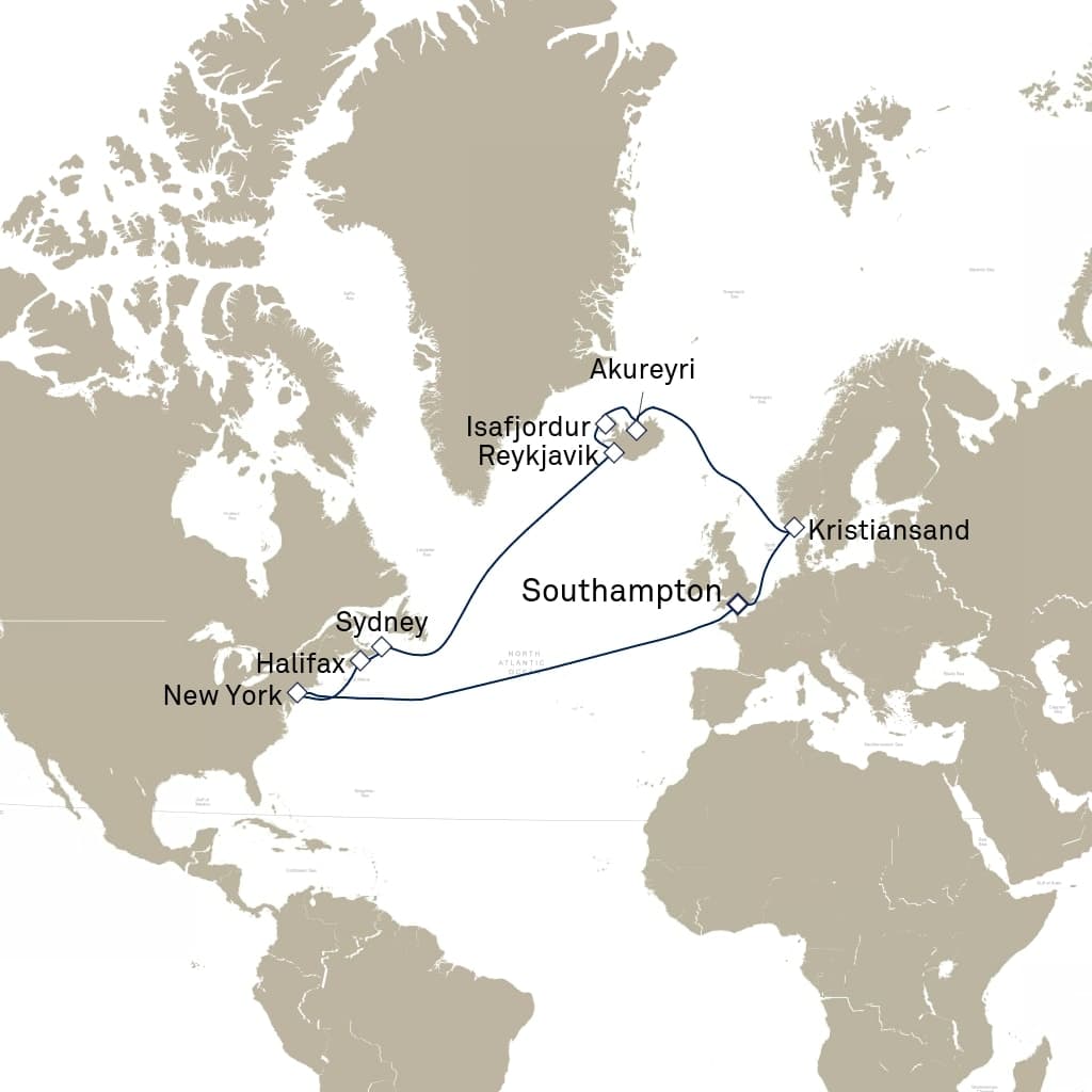 21 nights Transatlantic cruise on Queen Mary 2
from 🇬🇧 Southampton