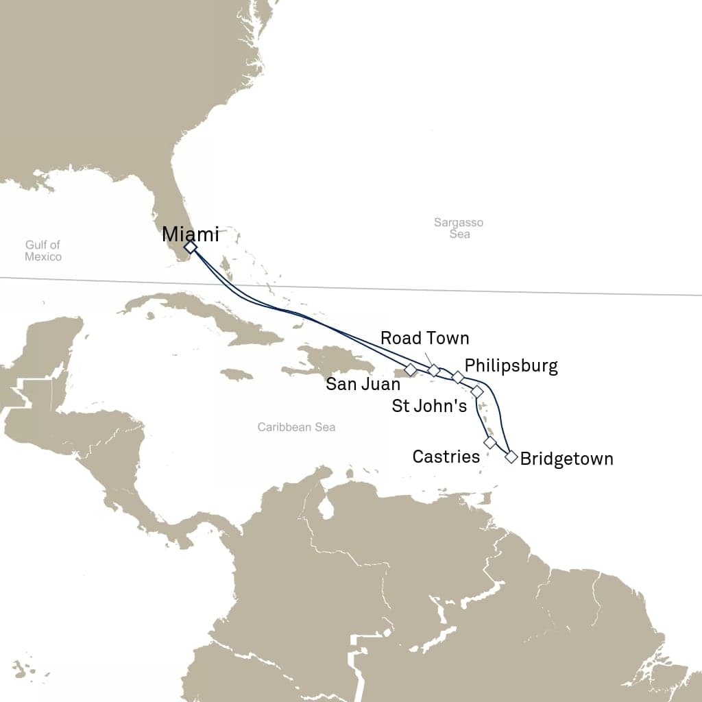 12 nights Caribbean cruise on Queen Elizabeth
from 🇺🇸 Miami