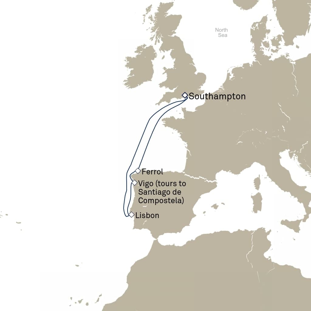 7 nights Mediterranean cruise on Queen Victoria
from ๐ฌ๐ง Southampton