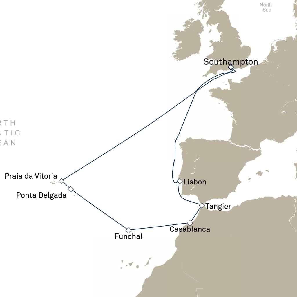 16 nights Mediterranean cruise on Queen Victoria
from ๐ฌ๐ง Southampton