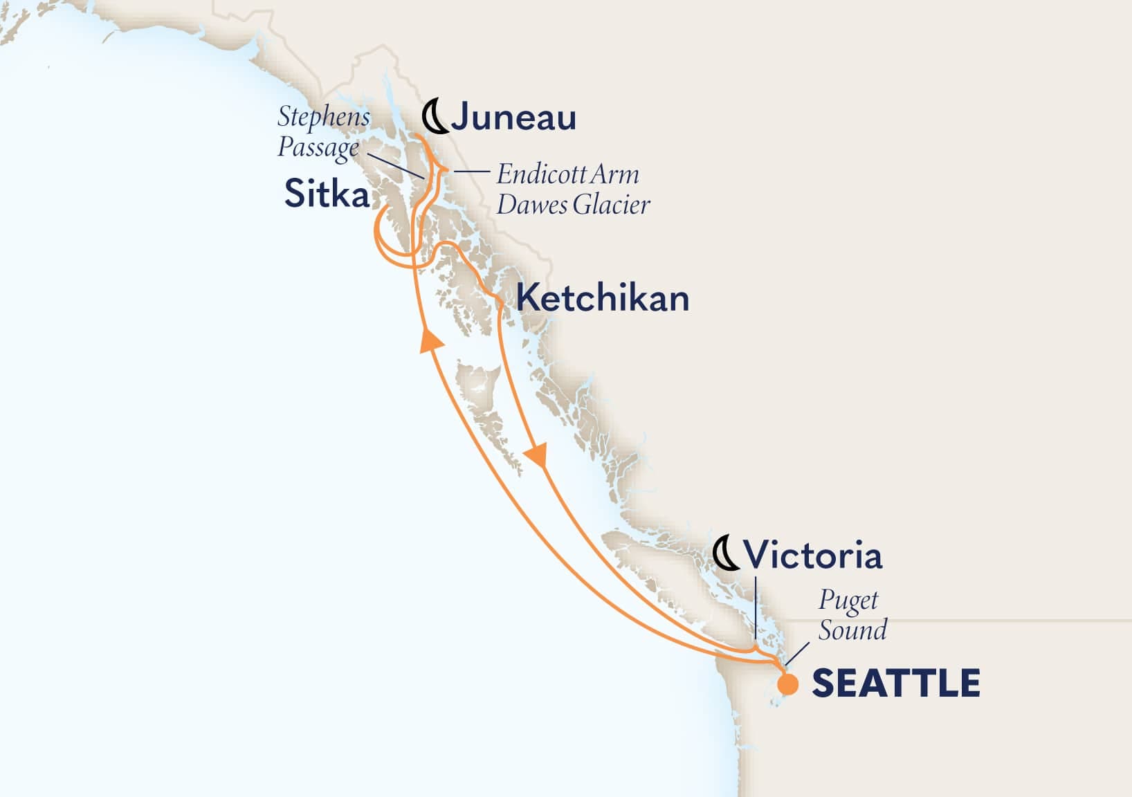 7 nights Alaskan cruise on Eurodam
from ๐บ๐ธ Seattle