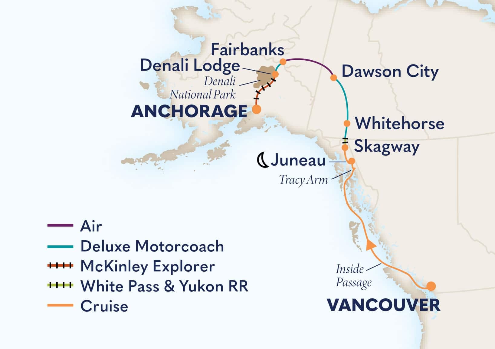13 nights Alaskan cruise on Koningsdam
from ๐จ๐ฆ Vancouver to Anchorage, Alaska, US
