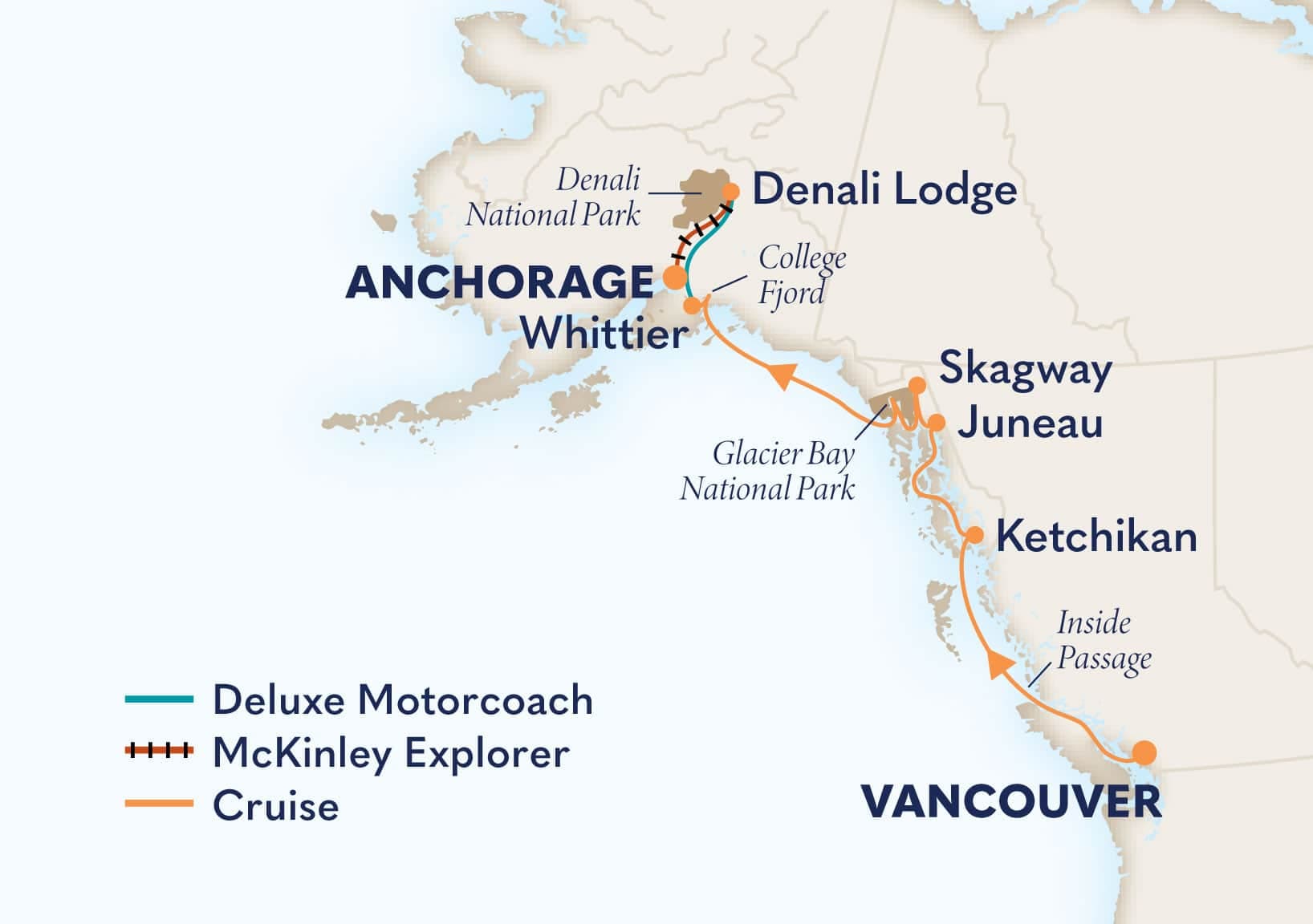 10 nights Alaskan cruise on Westerdam
from ๐จ๐ฆ Vancouver to ๐บ๐ธ Whittier
