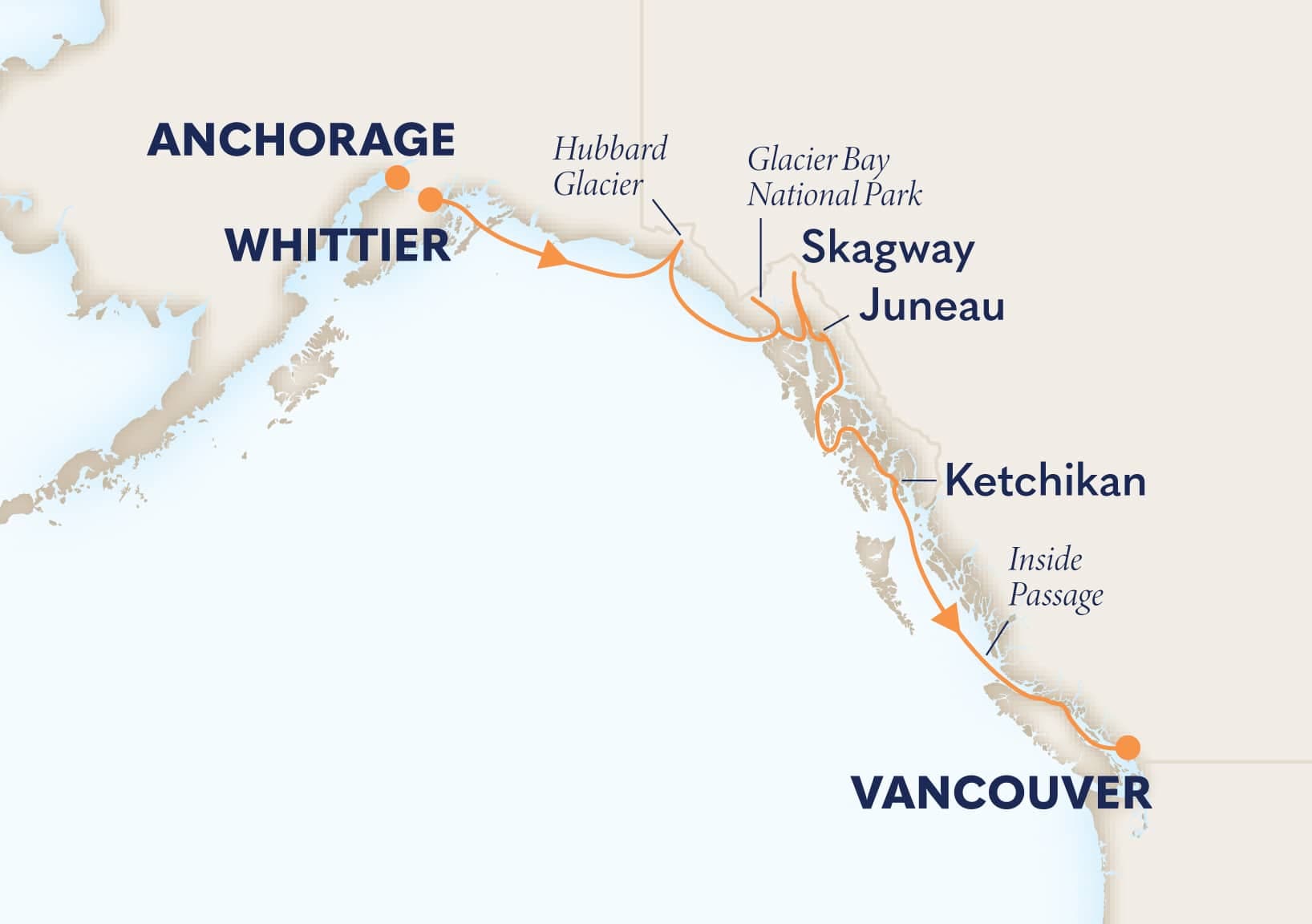 7 nights Alaskan cruise on Nieuw Amsterdam
from Whittier, Alaska, US to ๐จ๐ฆ Vancouver