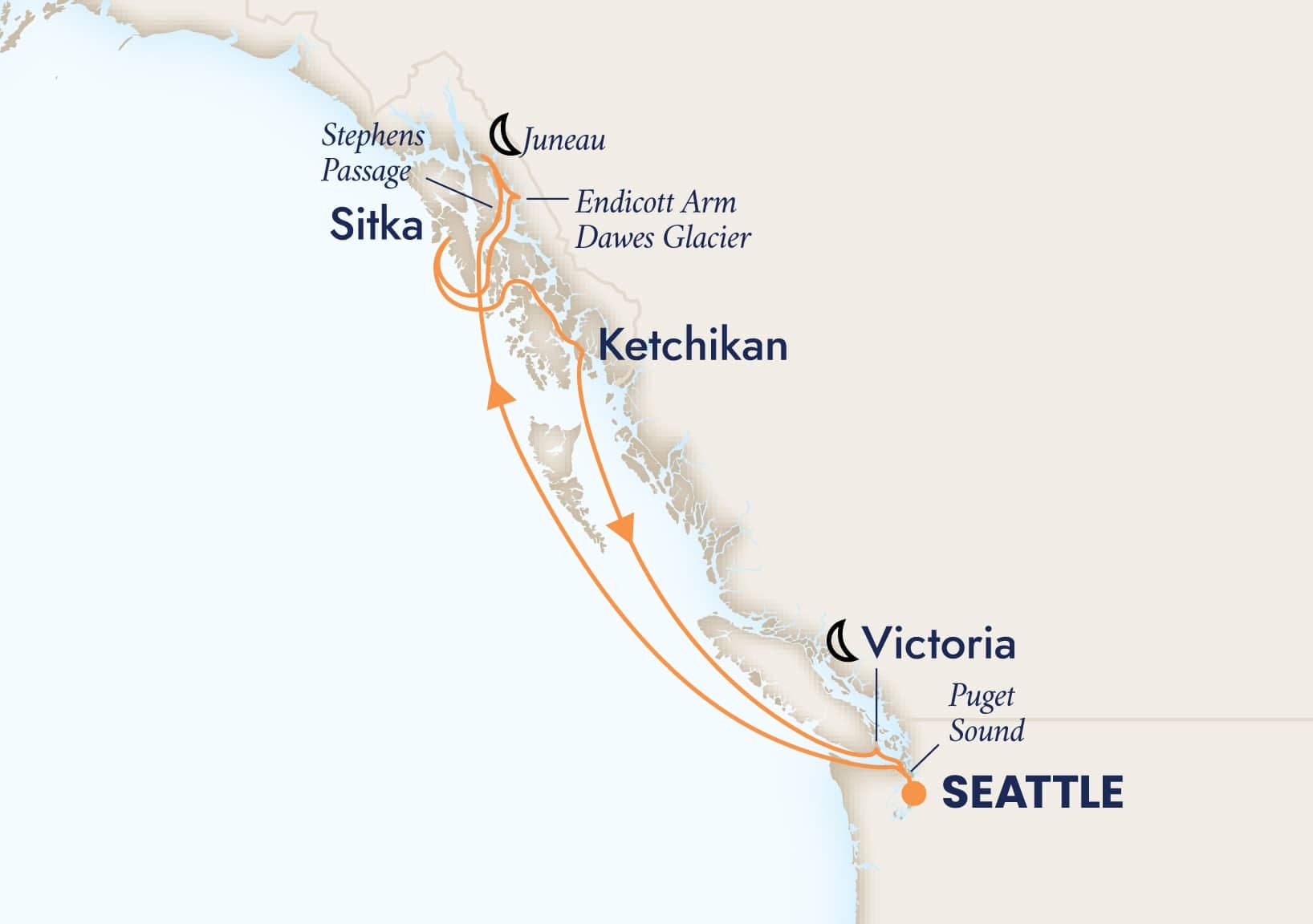 7 nights Alaskan cruise on Noordam
from 🇺🇸 Seattle