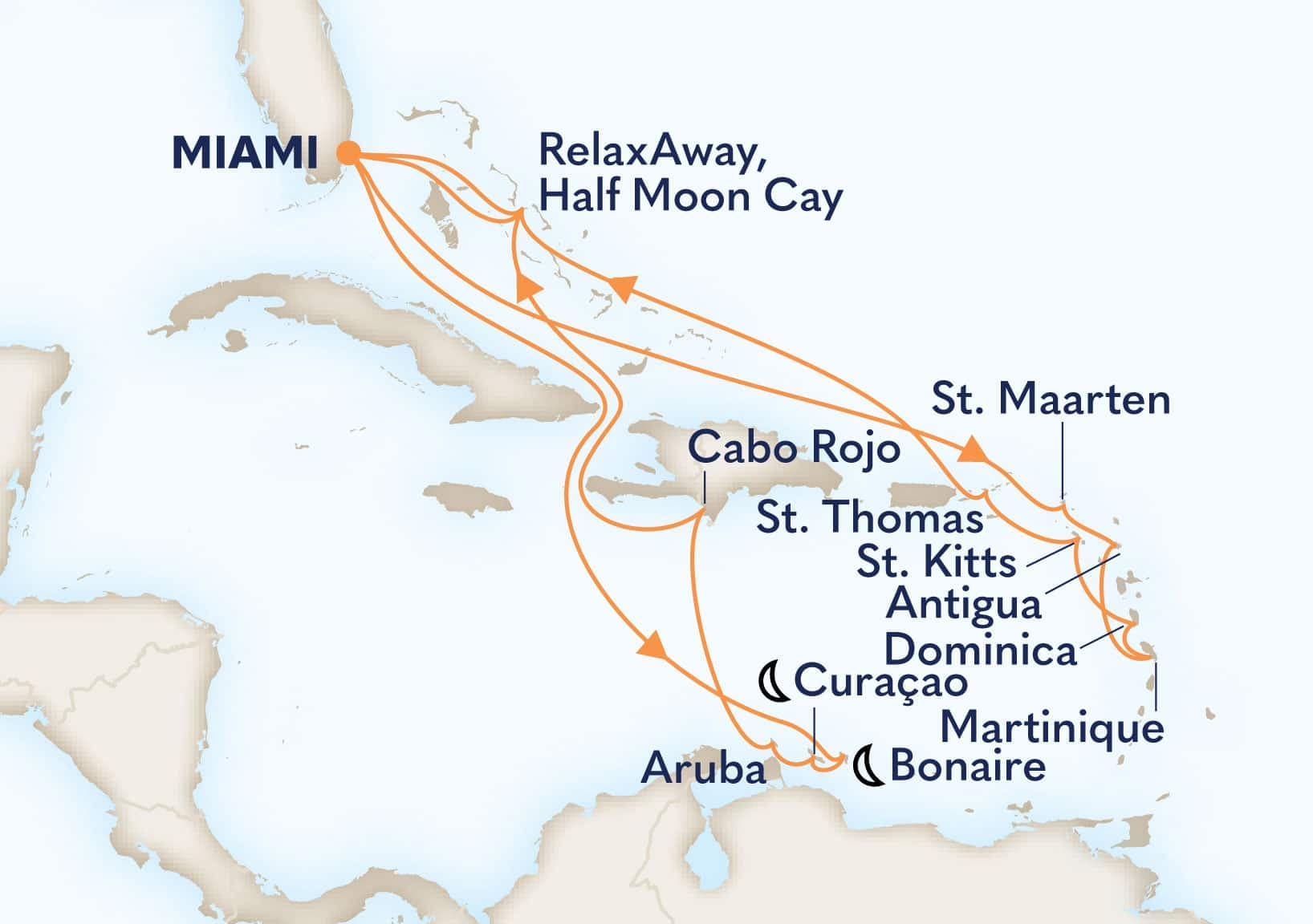 21 nights Caribbean cruise on Zuiderdam
from ๐บ๐ธ Miami