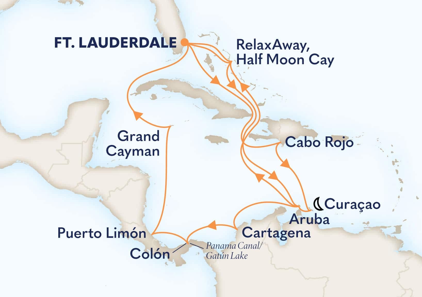 21 nights Caribbean cruise on Nieuw Amsterdam
from ๐บ๐ธ Fort Lauderdale