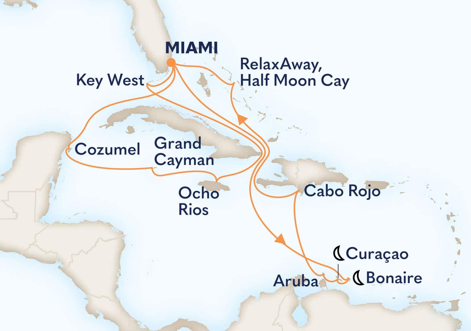 17 nights Caribbean cruise on Zuiderdam
from ๐บ๐ธ Miami