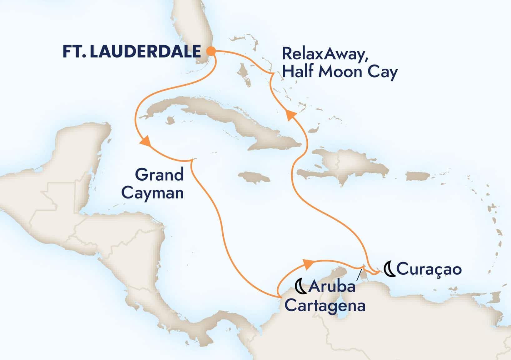 11 nights Caribbean cruise on Oosterdam
from 🇺🇸 Fort Lauderdale